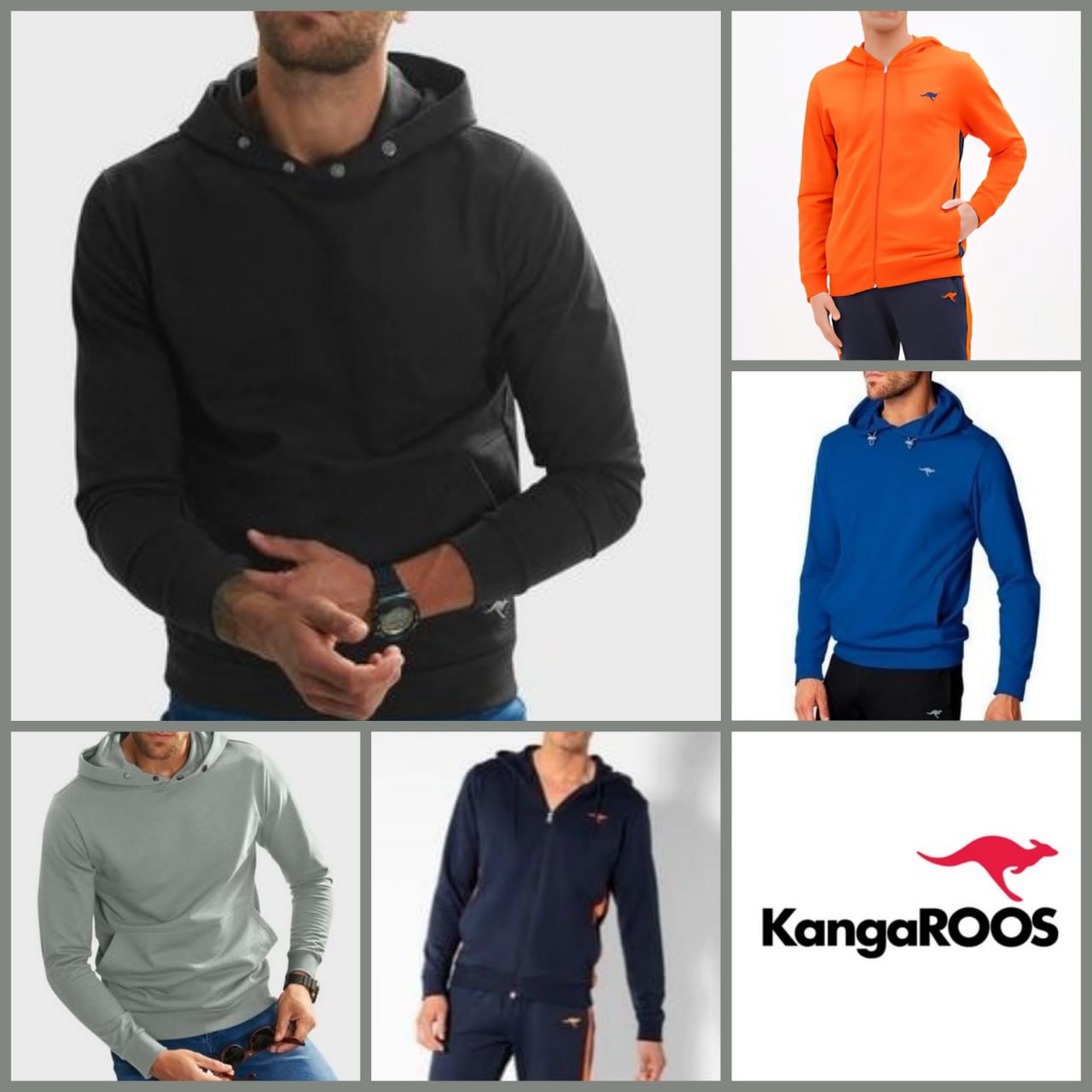 010071 Herren-Hoodies von KangaROOS