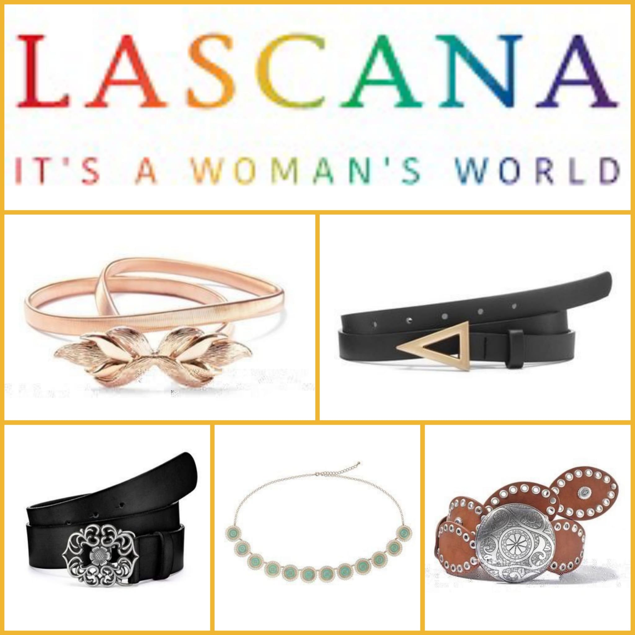 080043 Women’s Belts Mix by Lascana