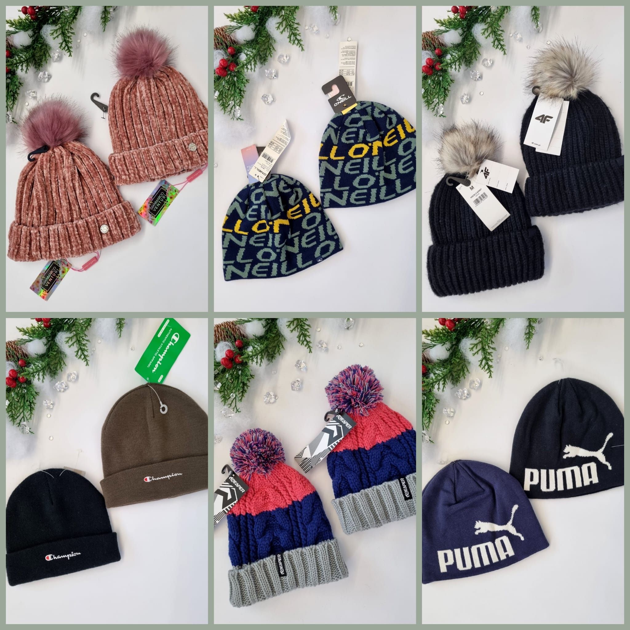 080057 Mix of winter hats