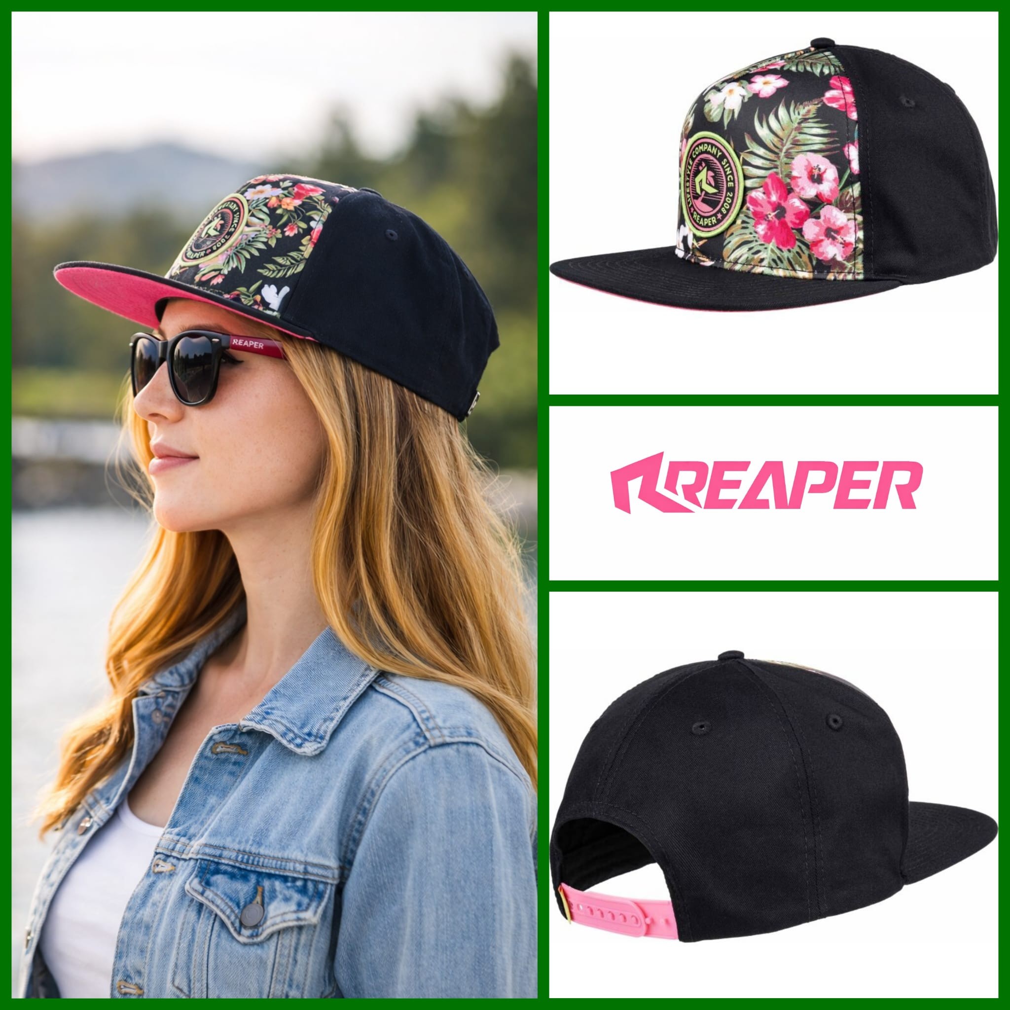 080096 Casquette femme Reaper