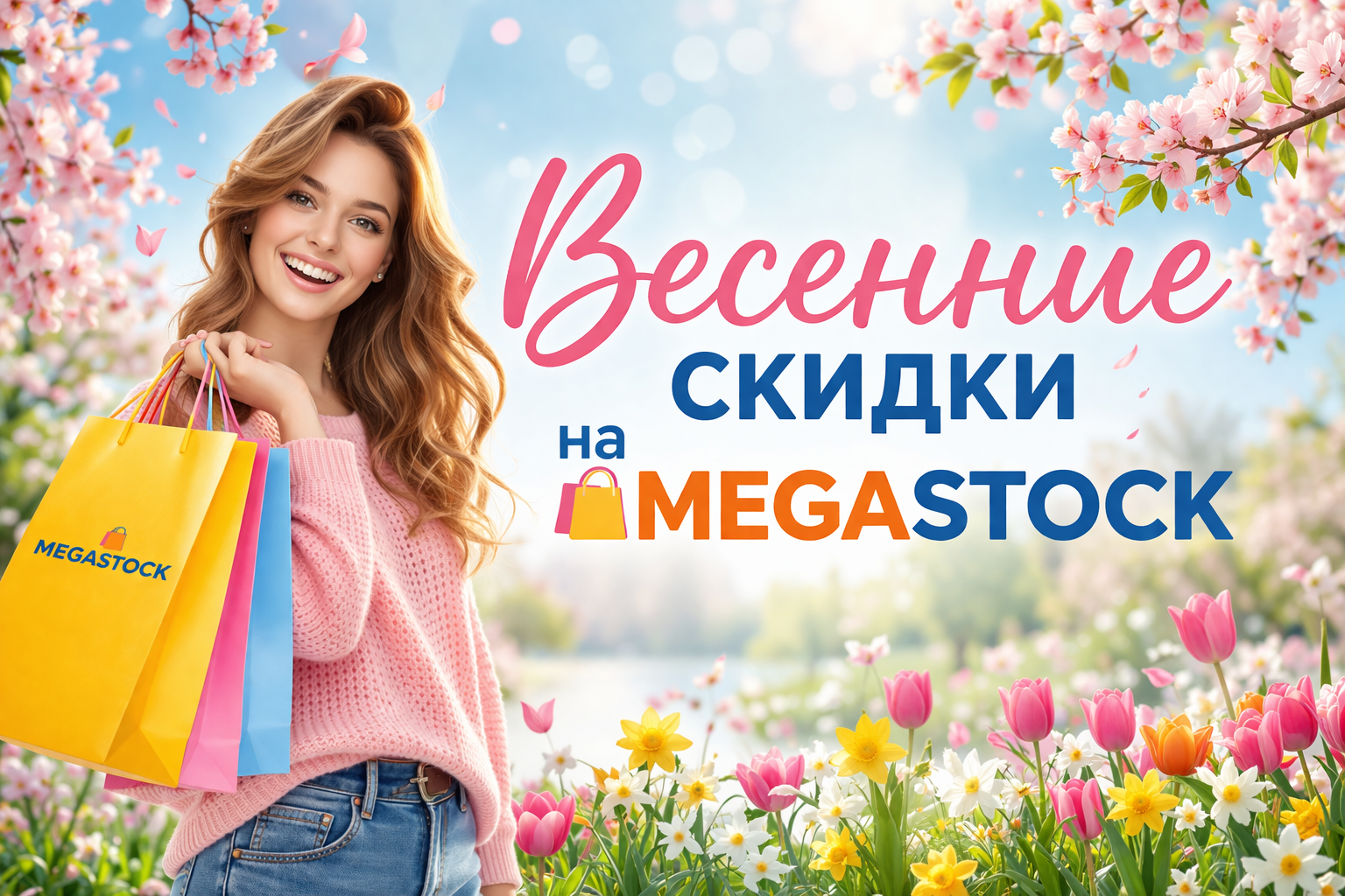 Новая Акция! Весенние скидки на Megastock!