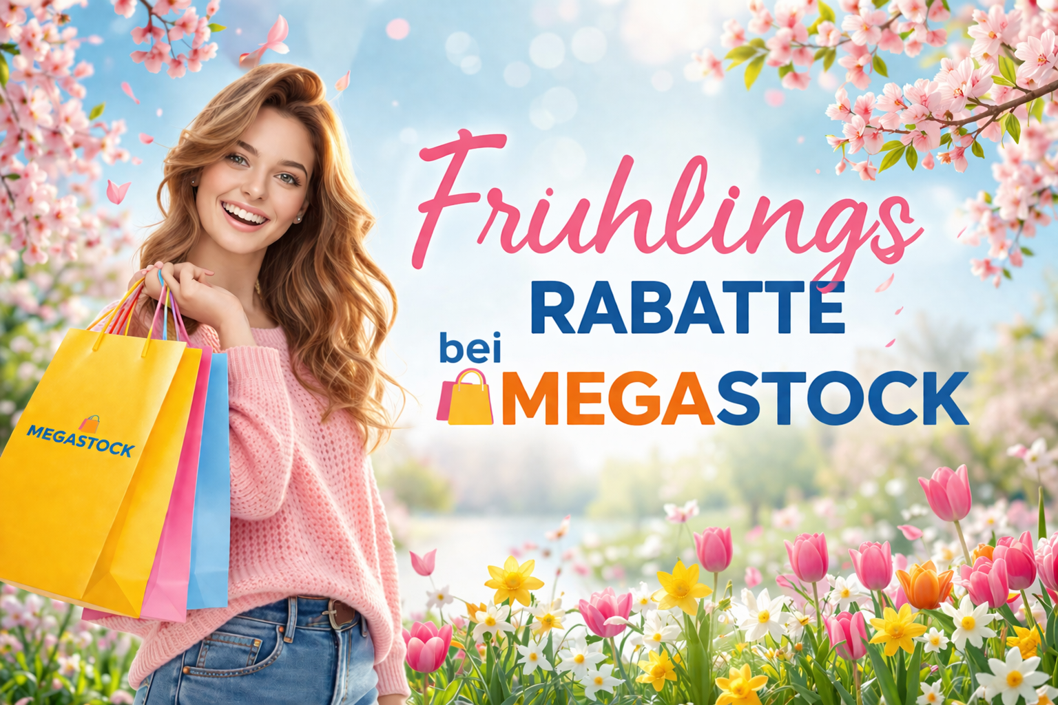 Neue Aktion! Frühlingsrabatte bei Megastock!