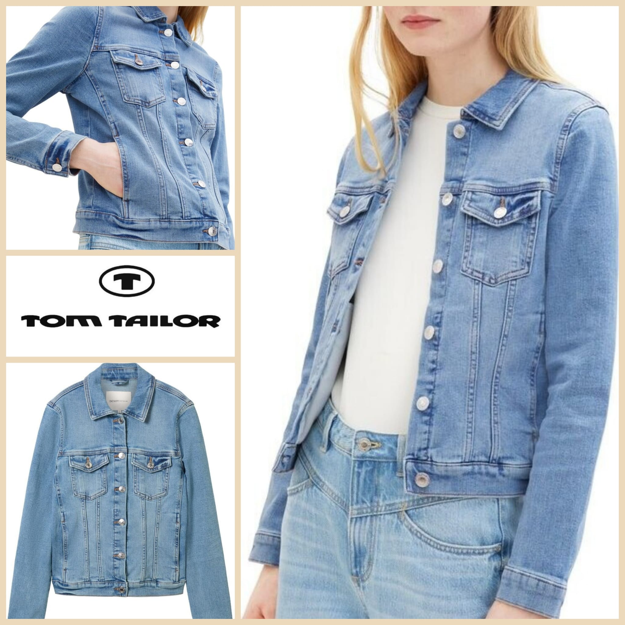 020253 Damen-Jeansjacke Tom Tailor 