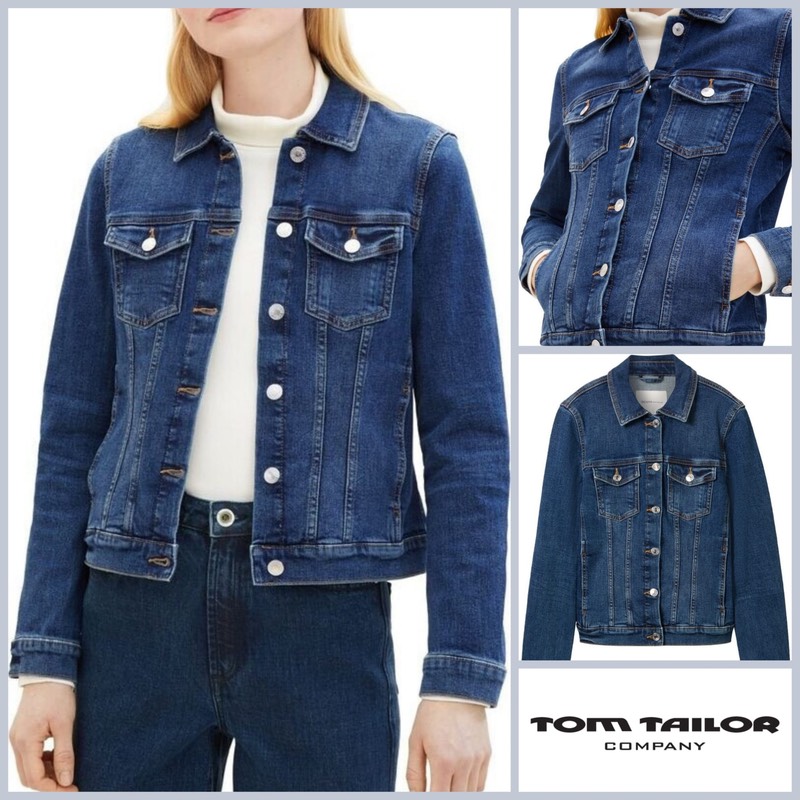 020254 Женская джинсовая куртка Tom Tailor