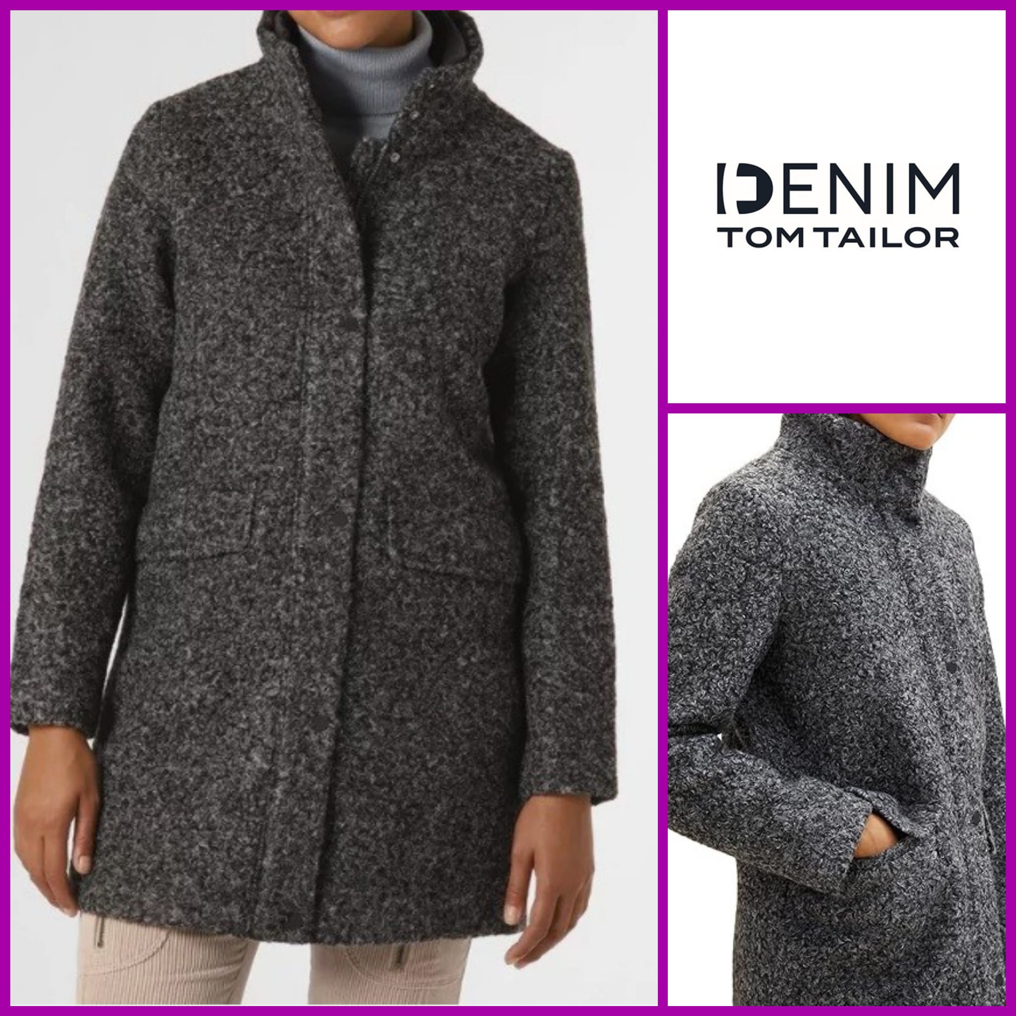 050176 Damenmantel Tom Tailor Denim