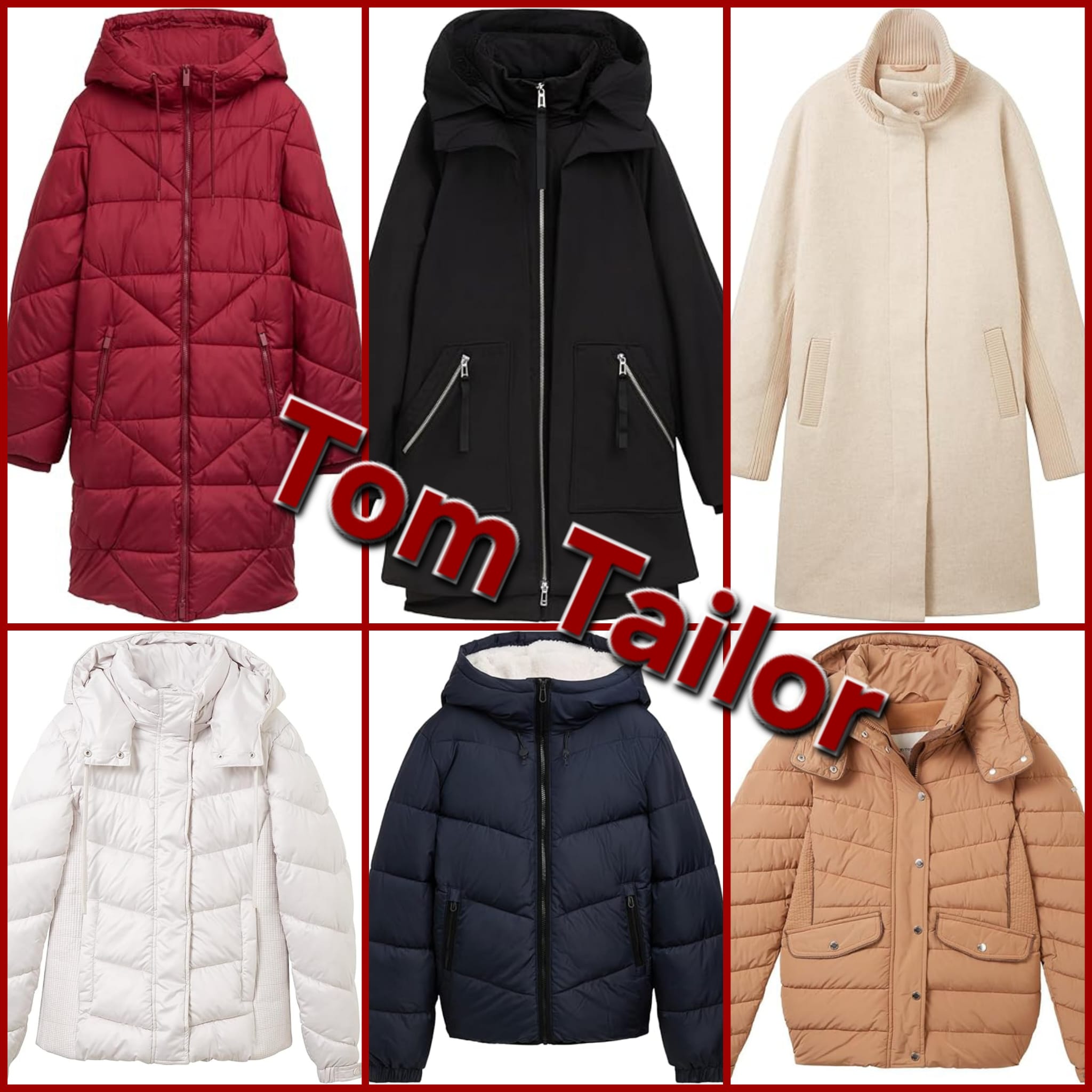 050204 Mix Damen-Winterjacken und Mäntel Tom Tailor