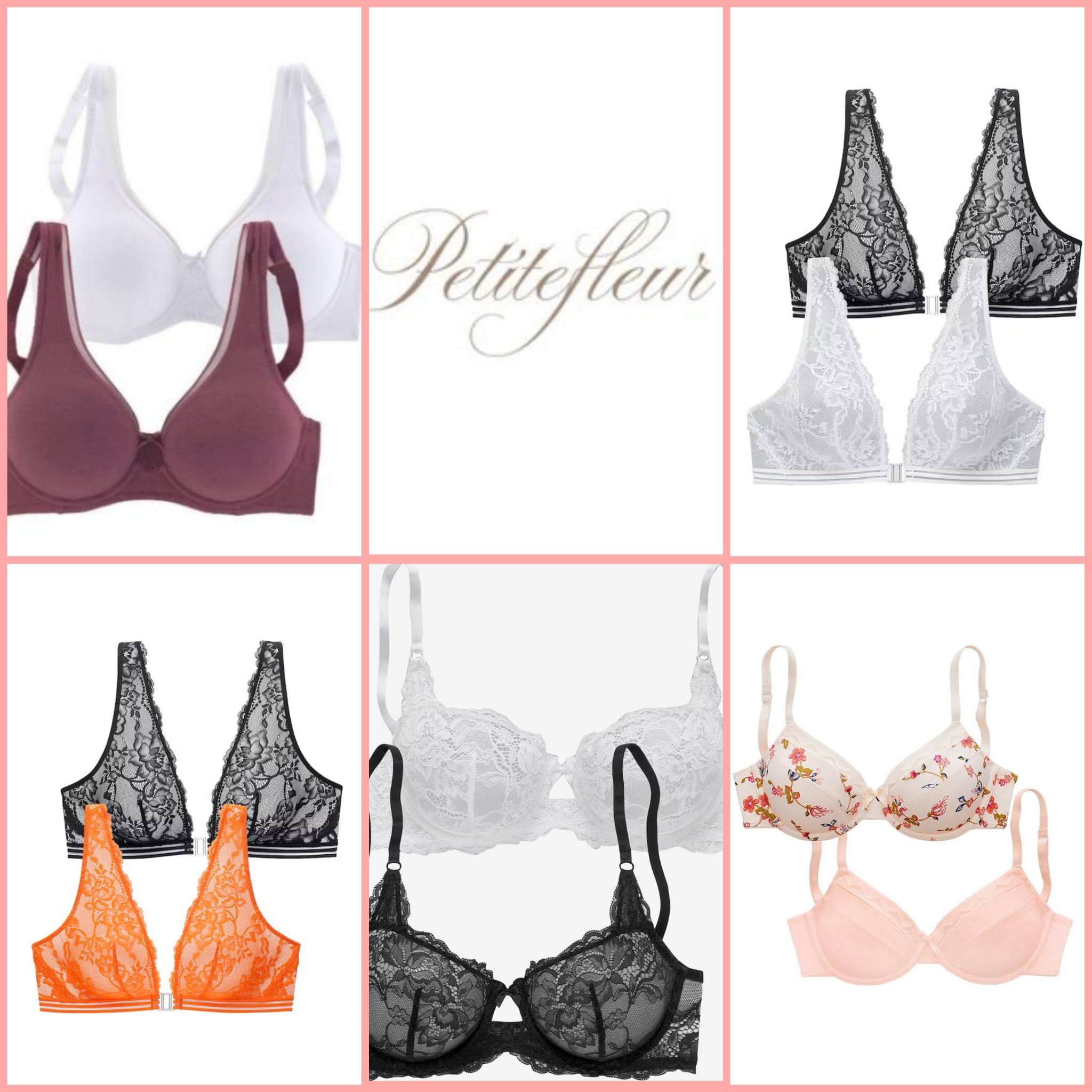 070094 BHs von Petite Fleur im 2er-Pack