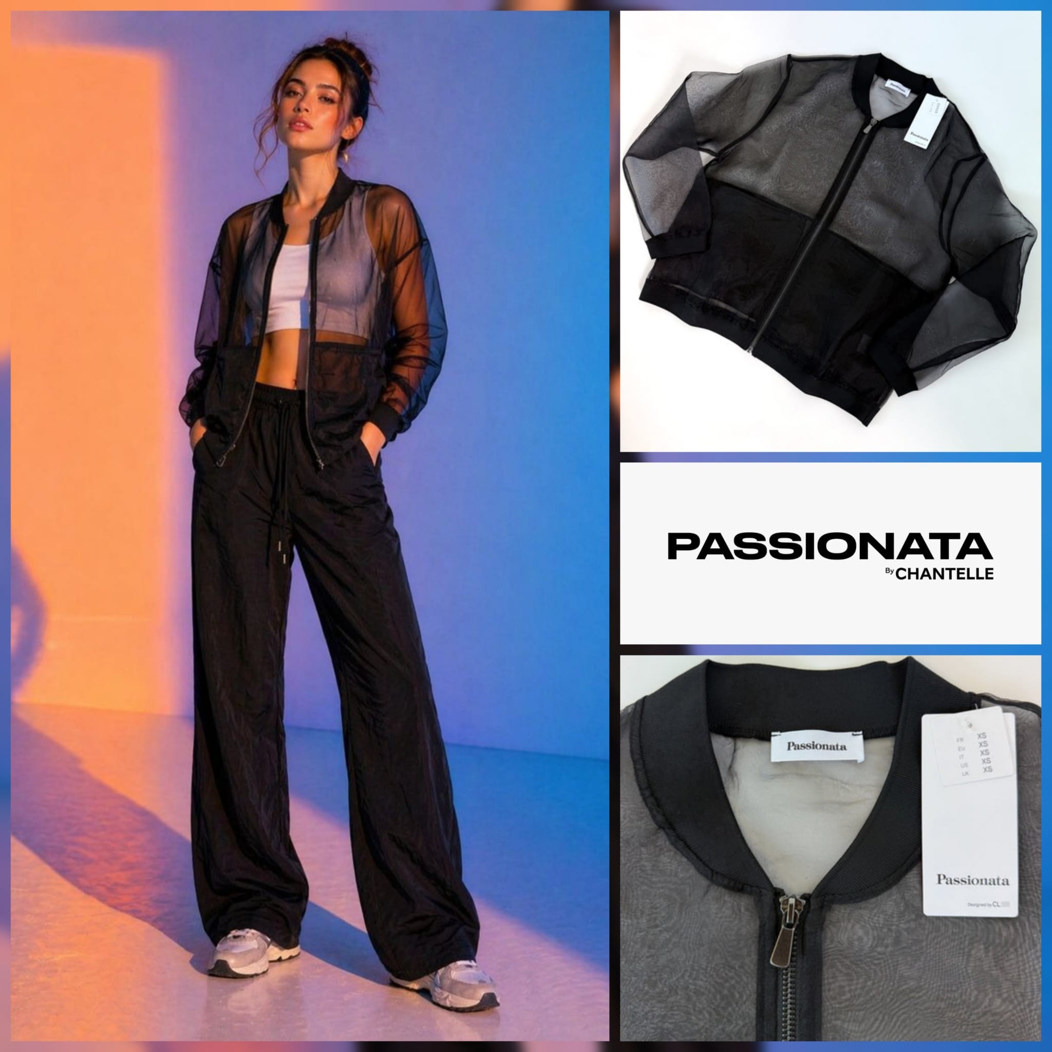 020282 Женский прозрачный бомбер Passionata