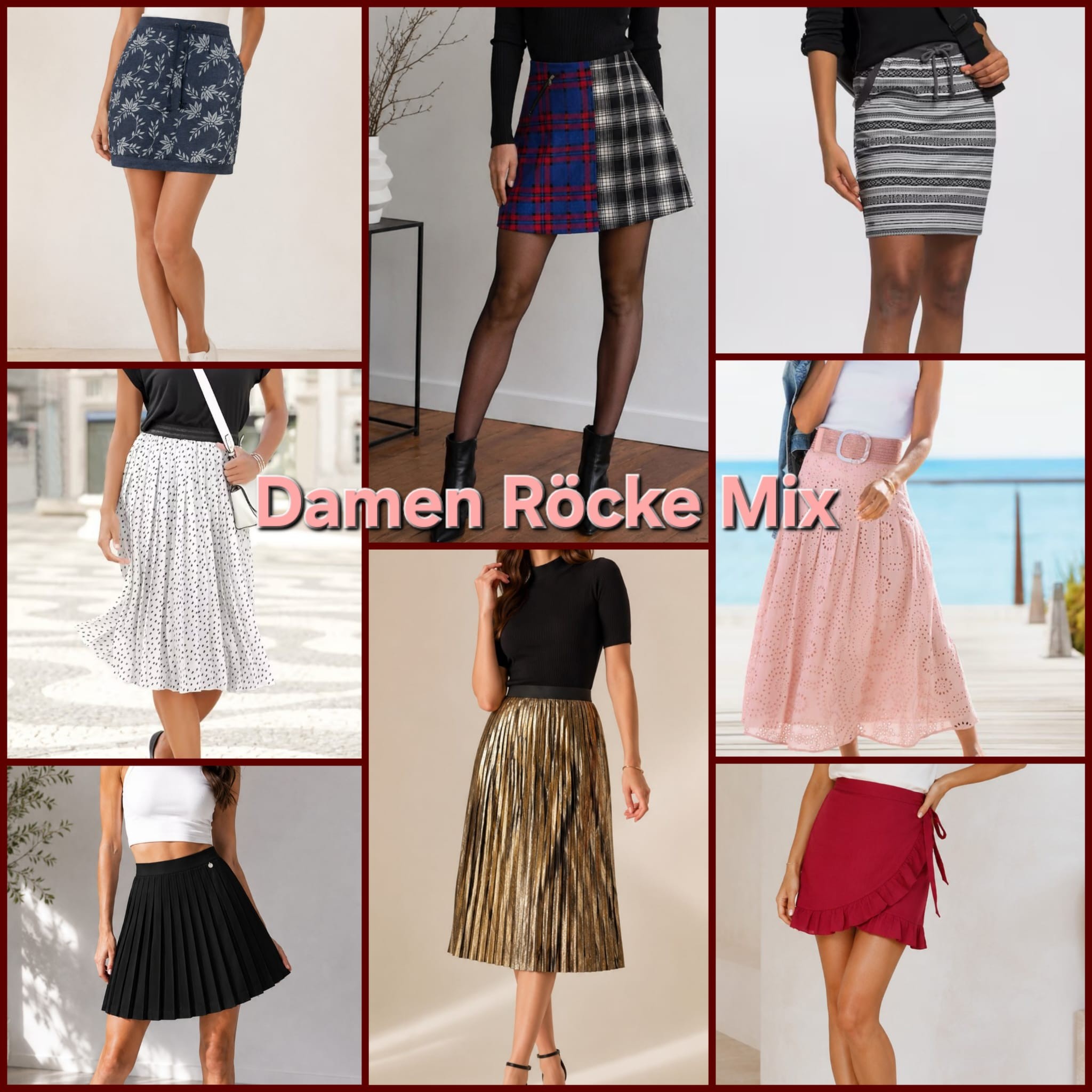020290 Damen Röcke Mix