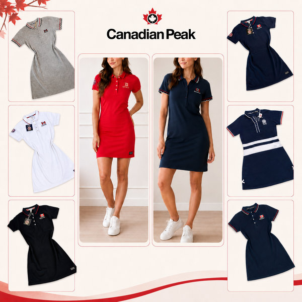 020294 Женские платья-поло Canadian Peak