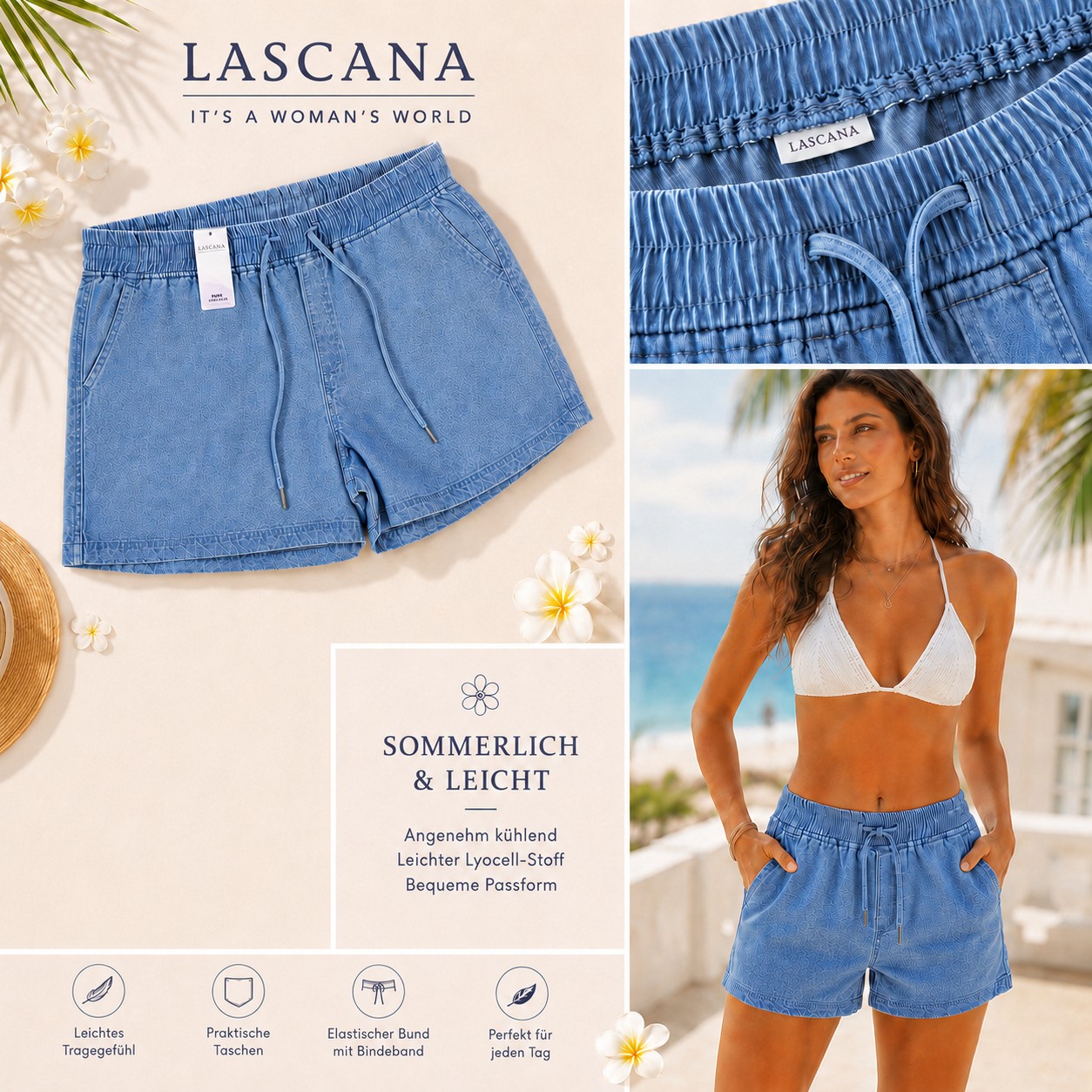 020297 Женские шорты Lascana