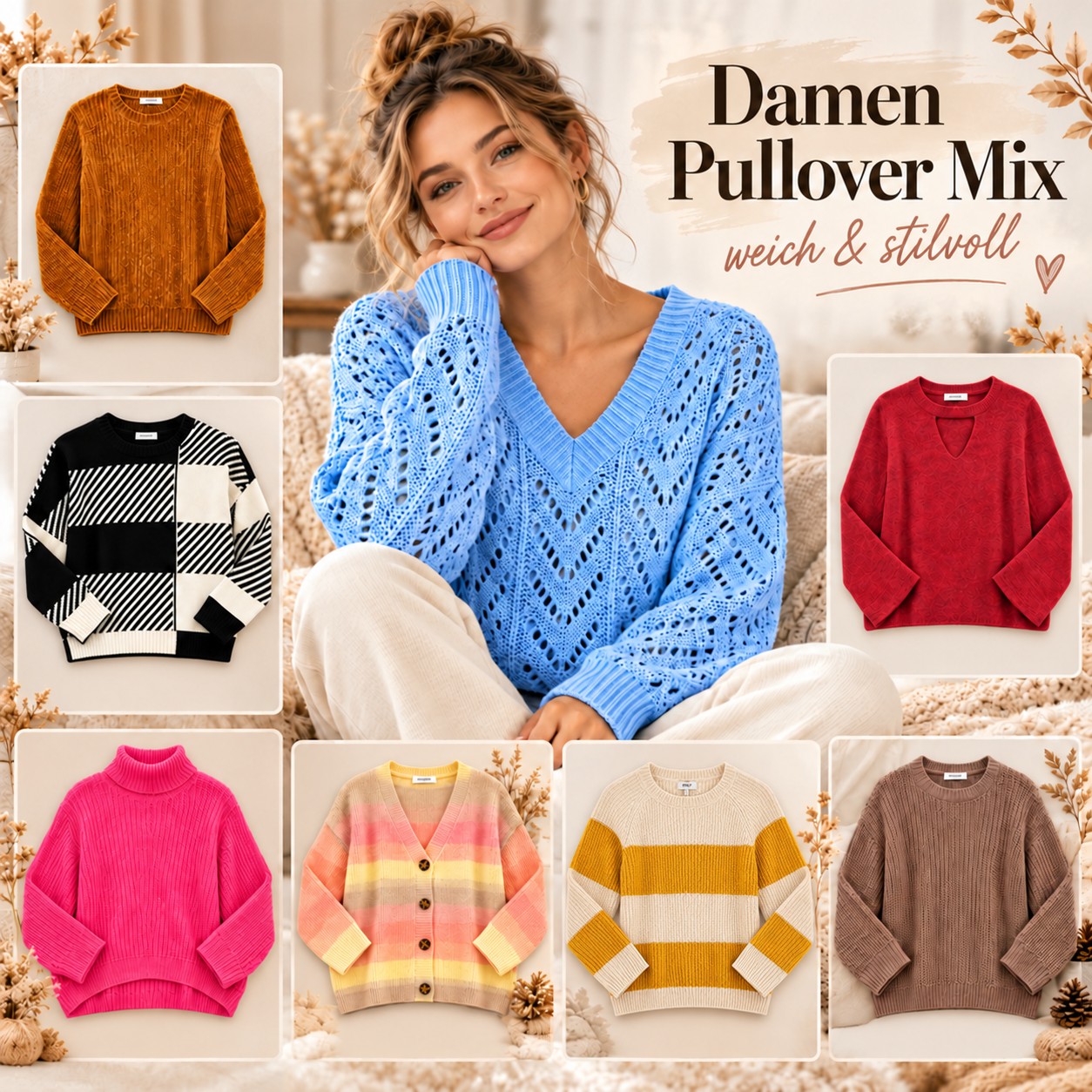 020305 Mix de pulls pour femme