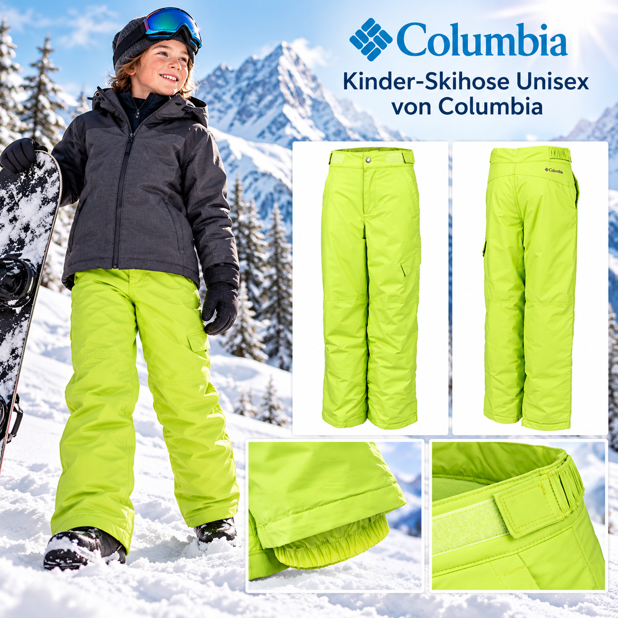 040035 Unisex children's ski trousers from Columbia