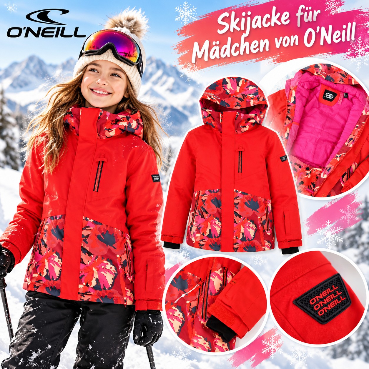 050084 Ski jacket for girls by O´Neill