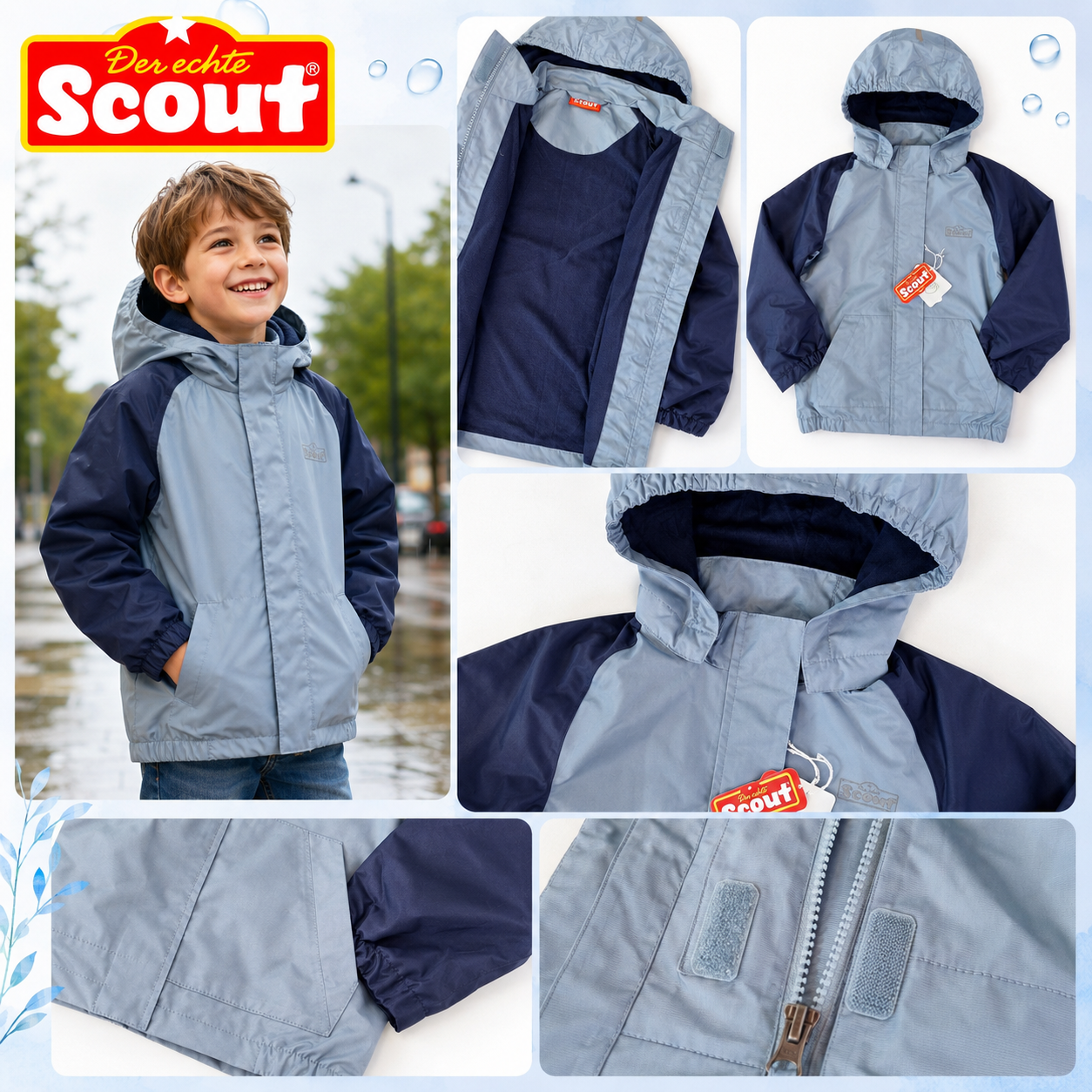 050085 Wasserfeste Jacke für Jungen von Scout