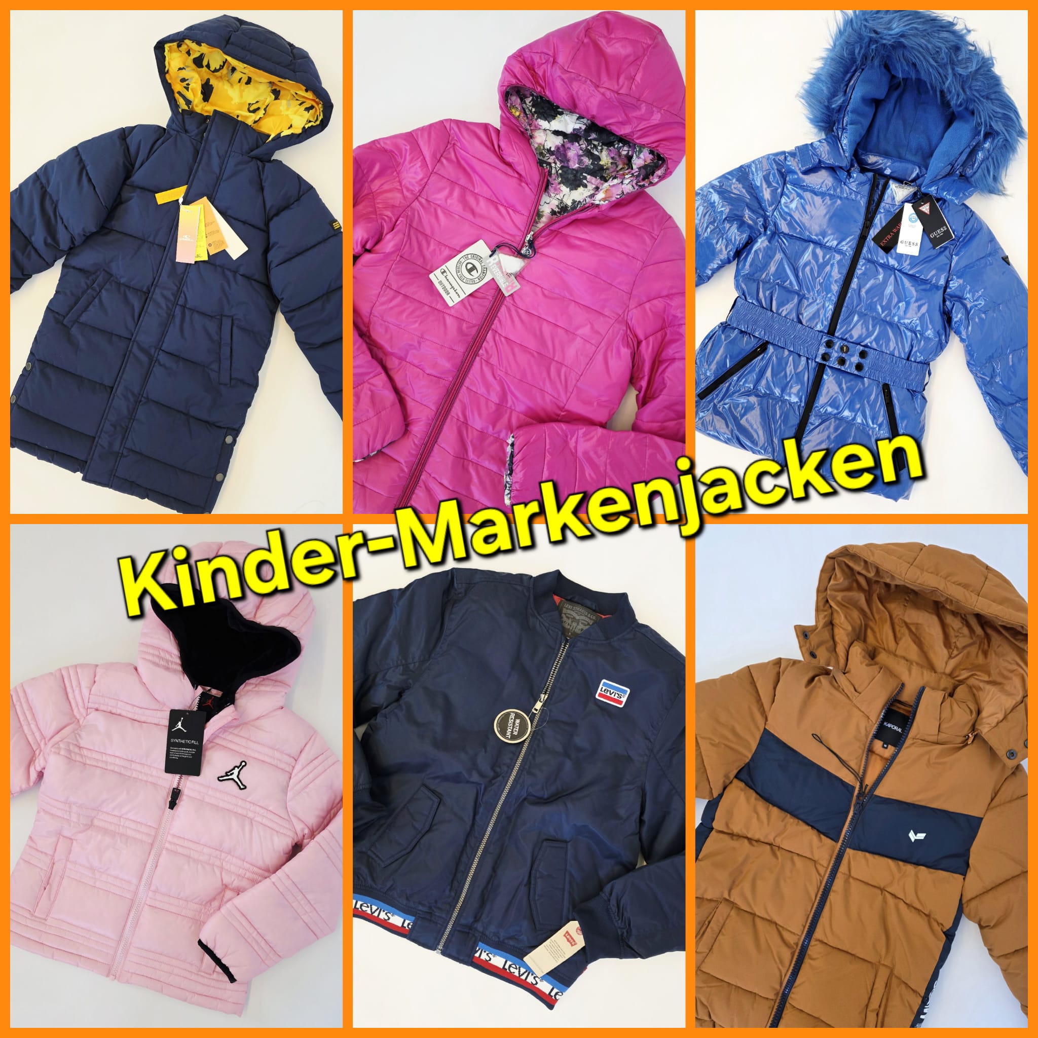 Neue Ankunft!!! 050120 Mix aus Kinder-Markenjacken