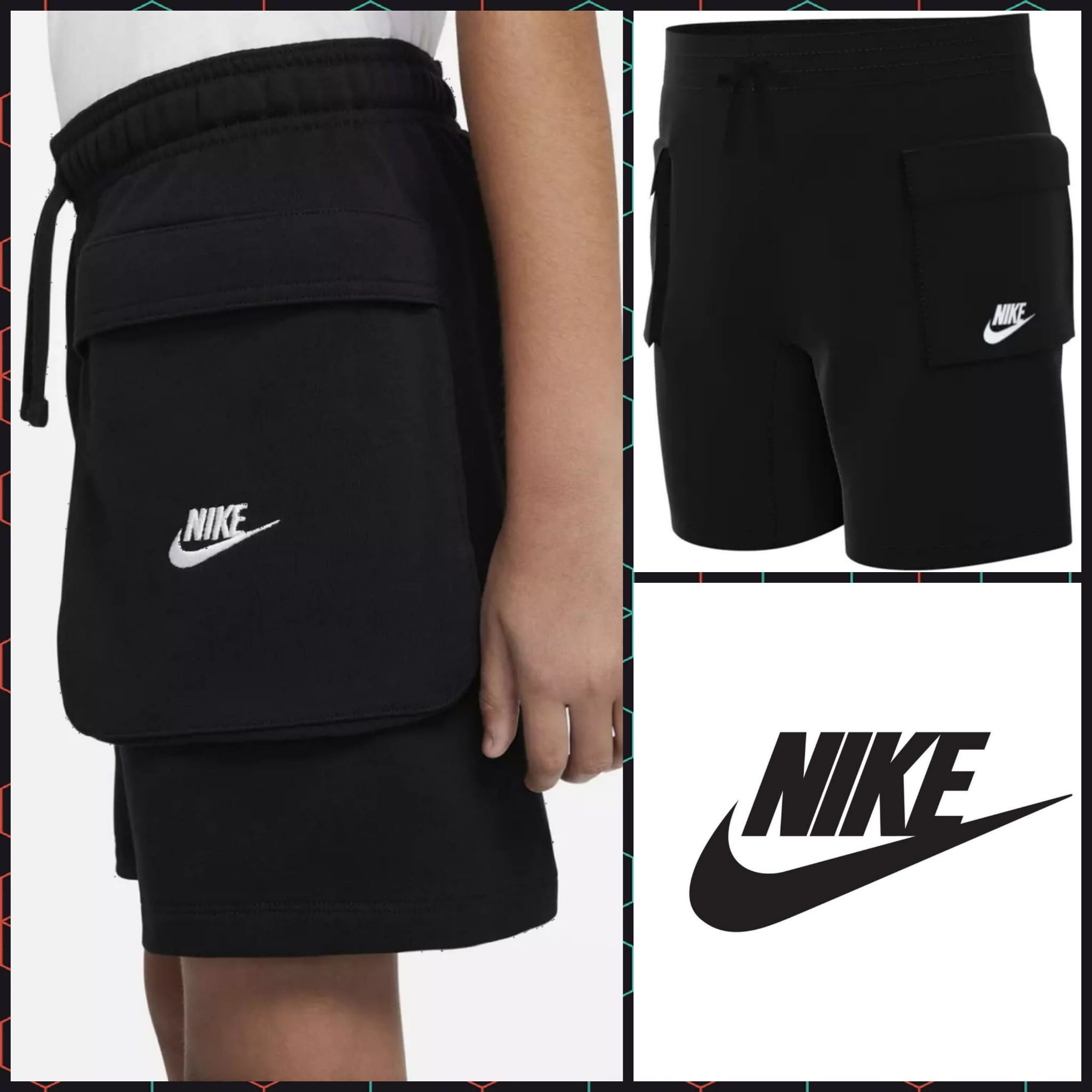 Teen sports shorts from Nike