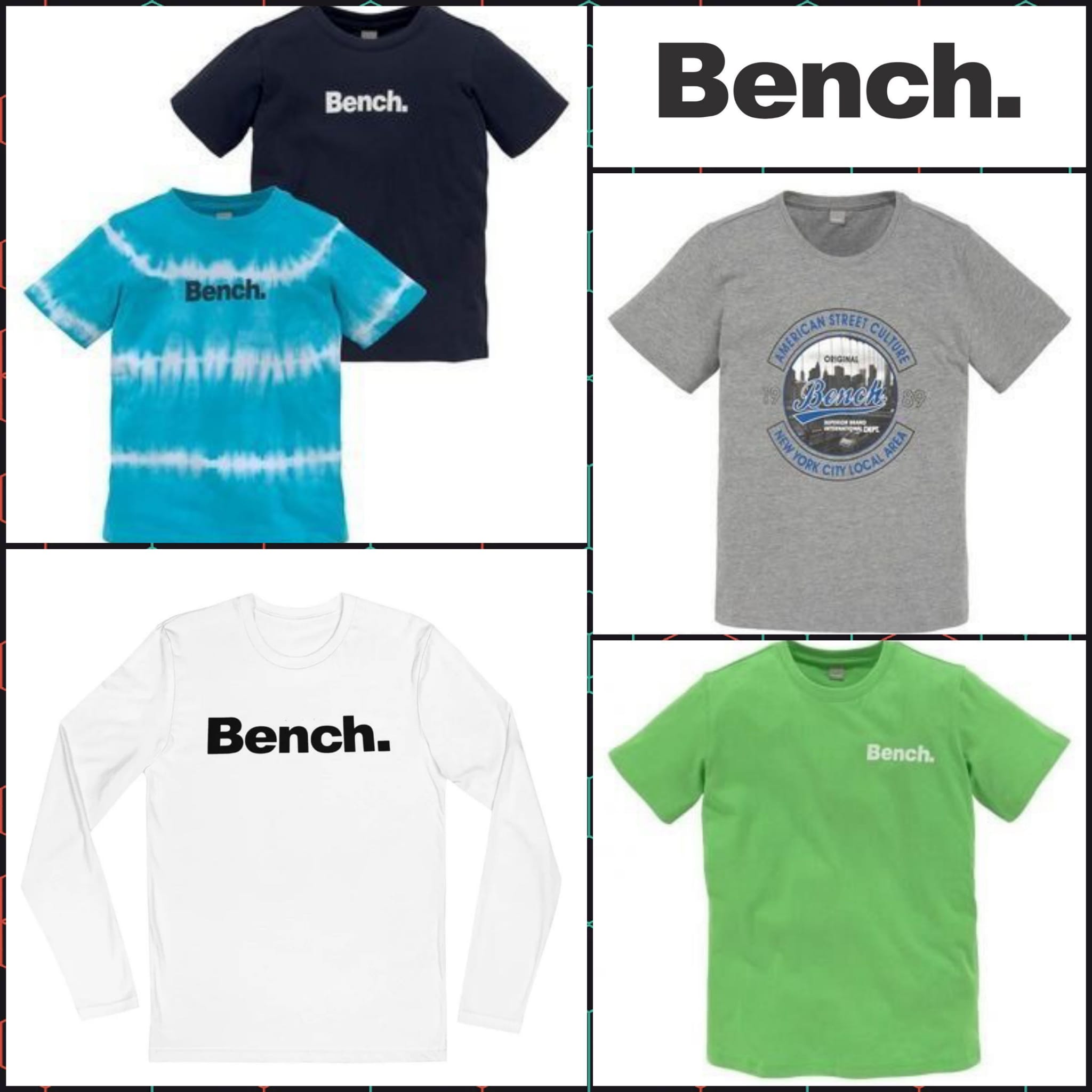 040031 Kinder T-Shirt Mix Bench