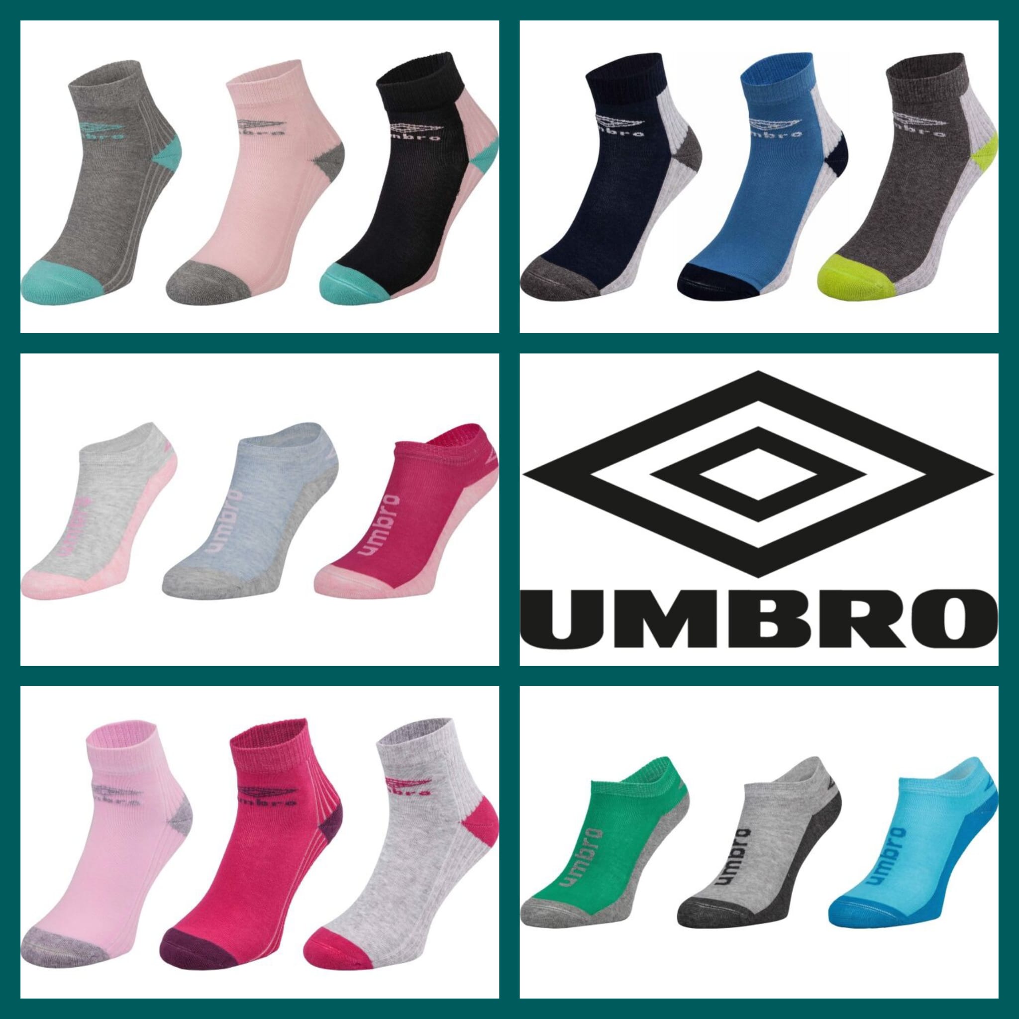 040069 Kinder- und Teenager-Socken-Mix Umbro