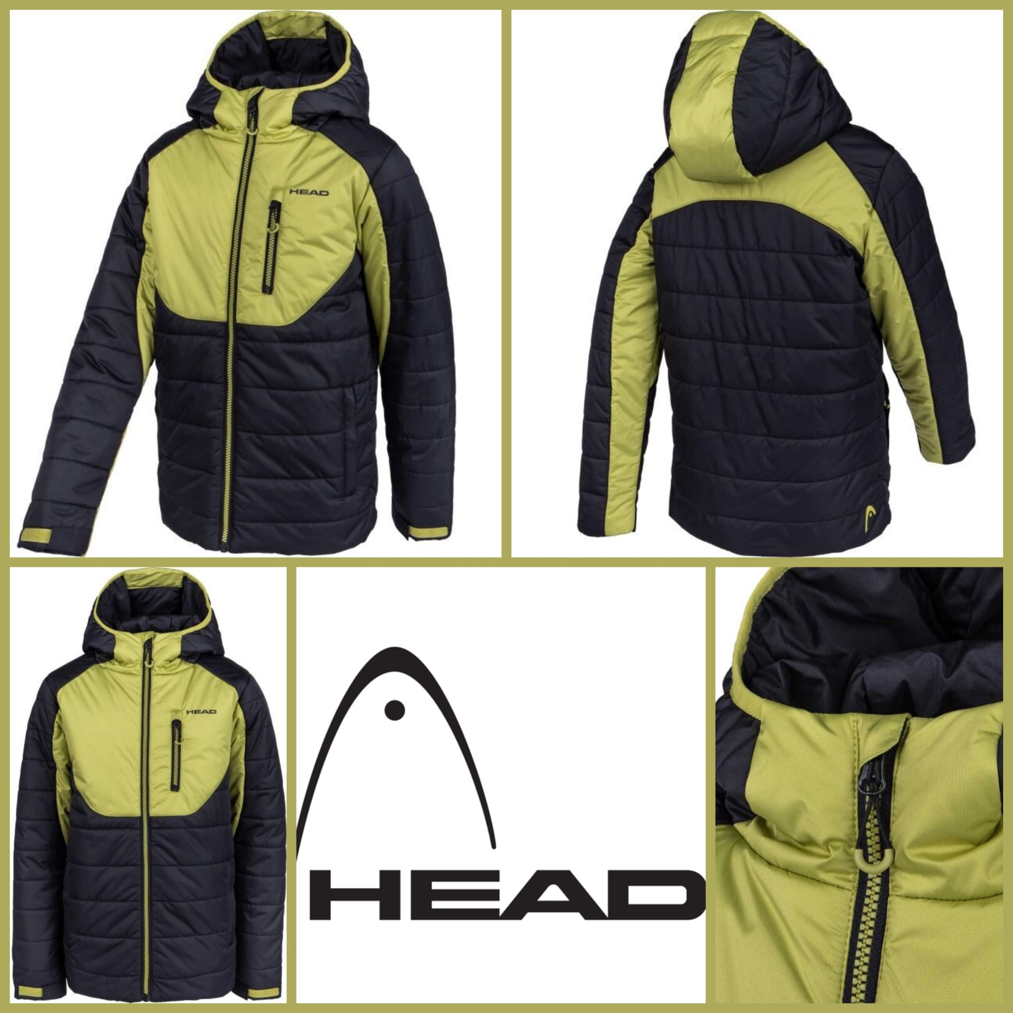 050152 Jungen Winterjacke HEAD