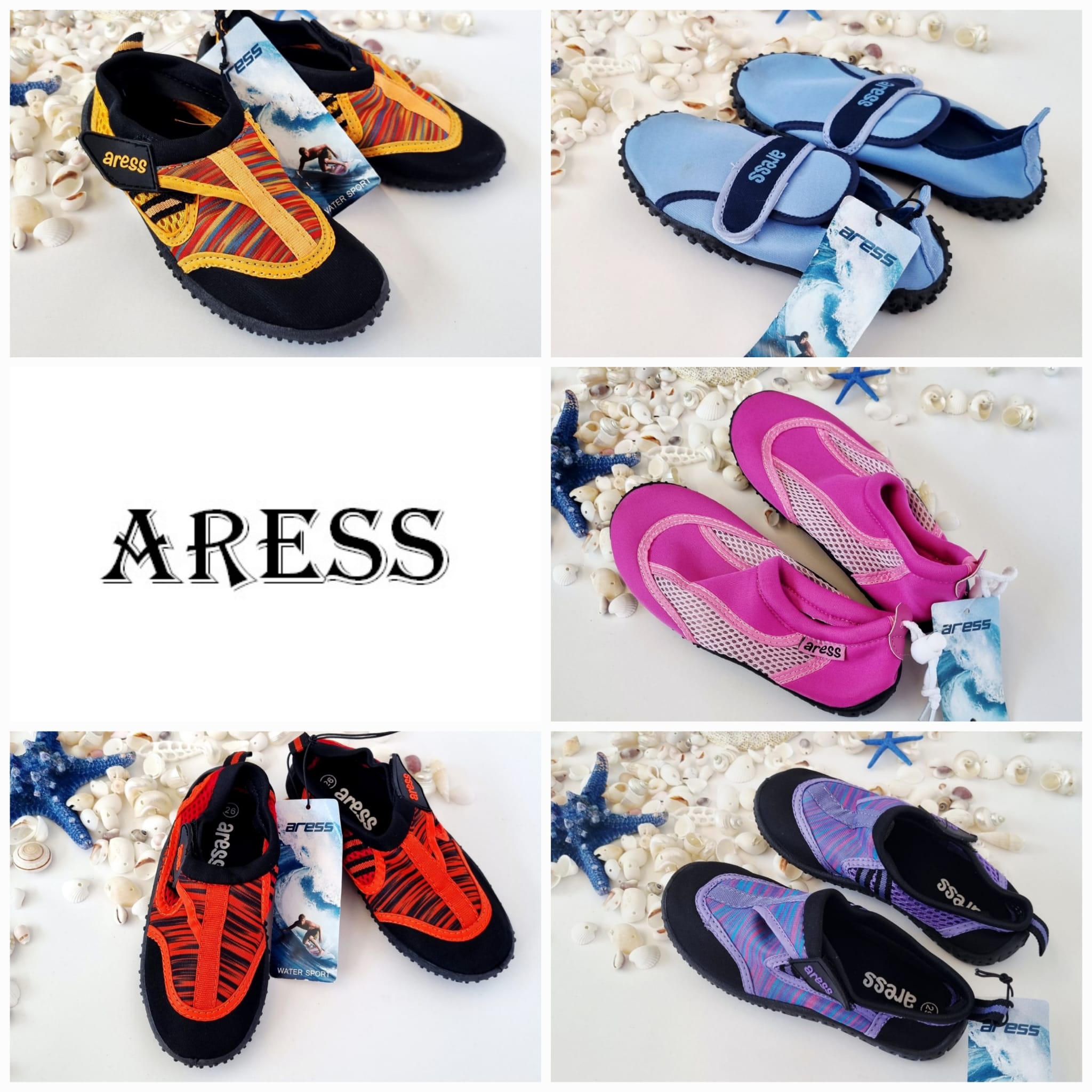 060079 Kids Aqua Shoes Mix Aress