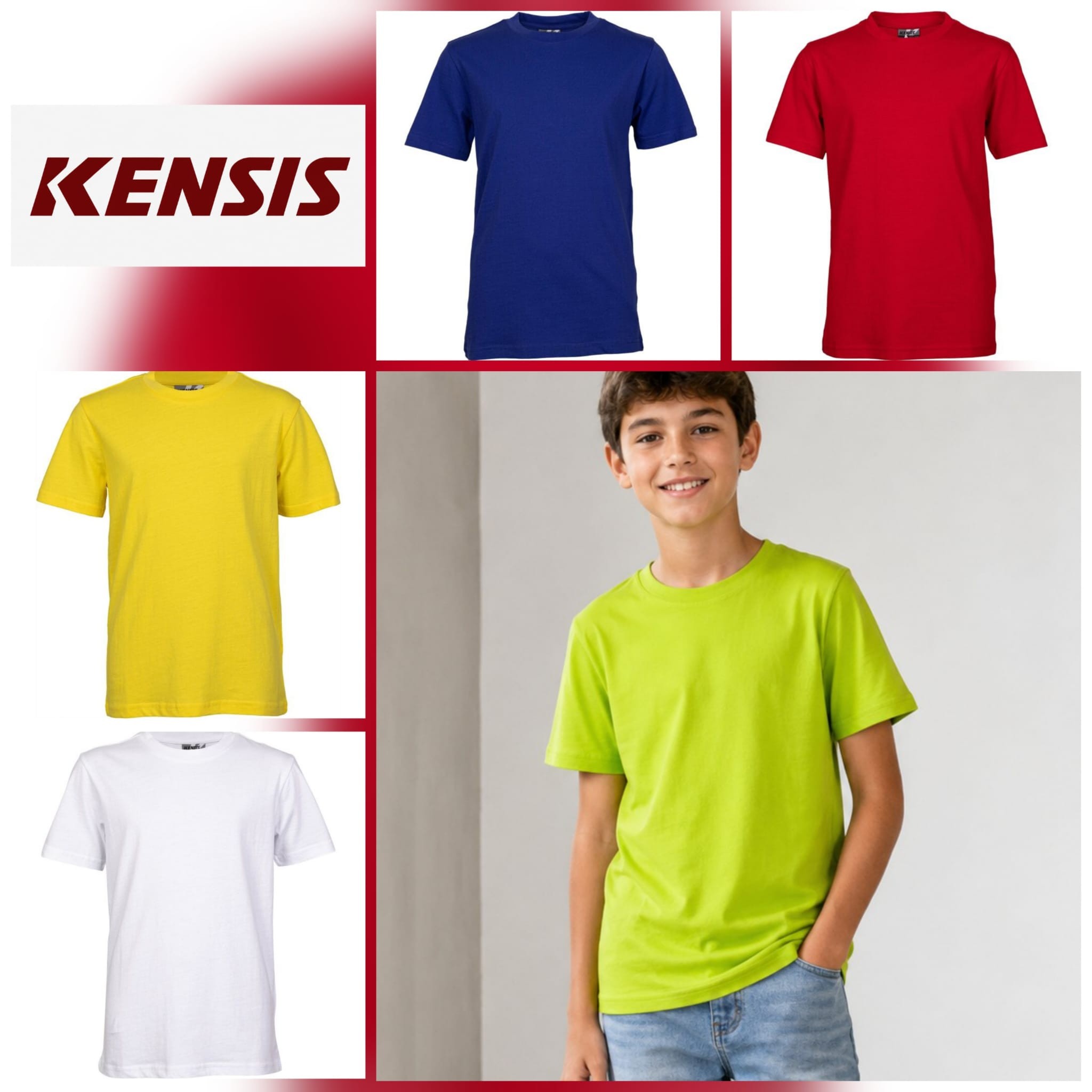 040084 T-Shirts für Kinder und Teenager Kensis