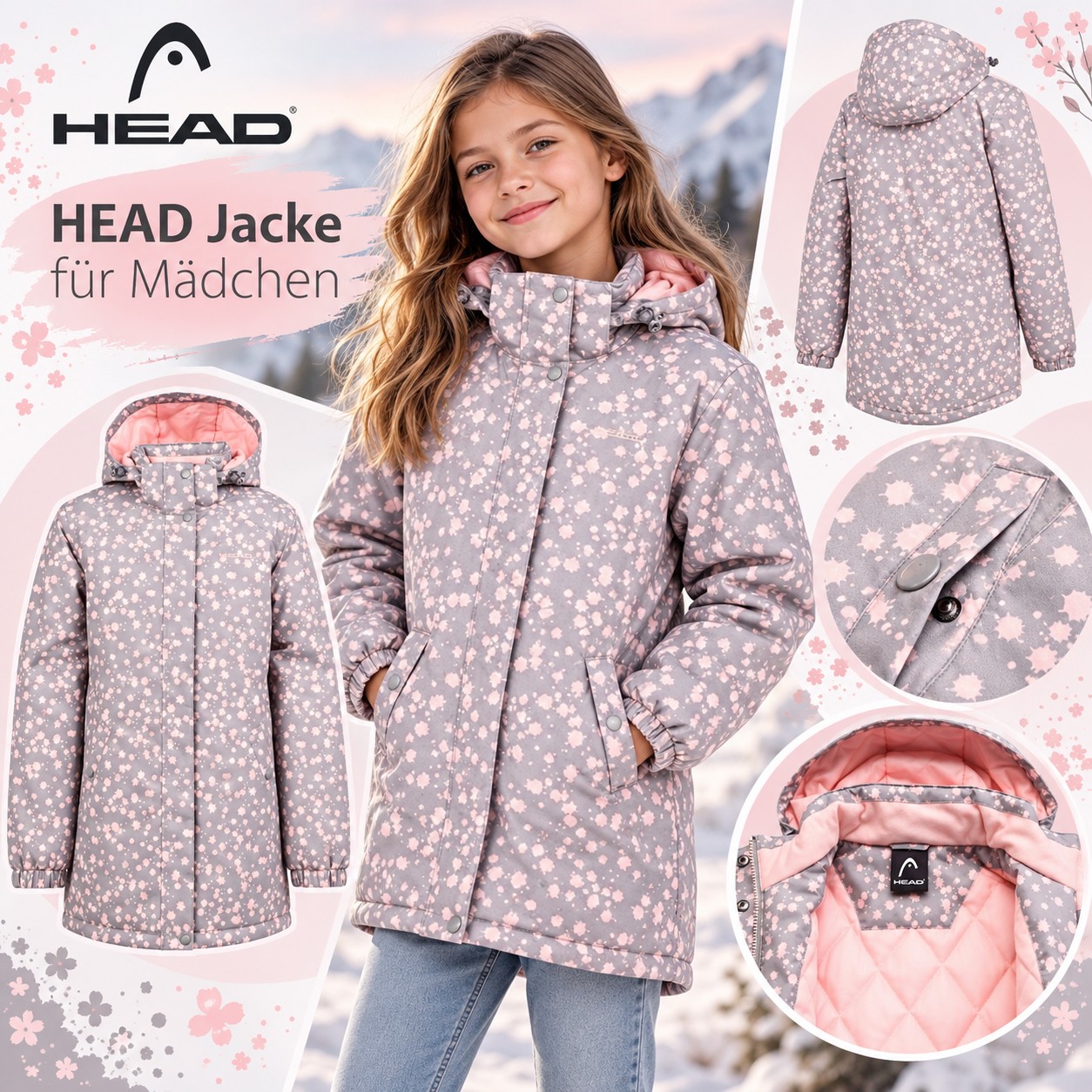 050232 Jacket for Girls by HEAD