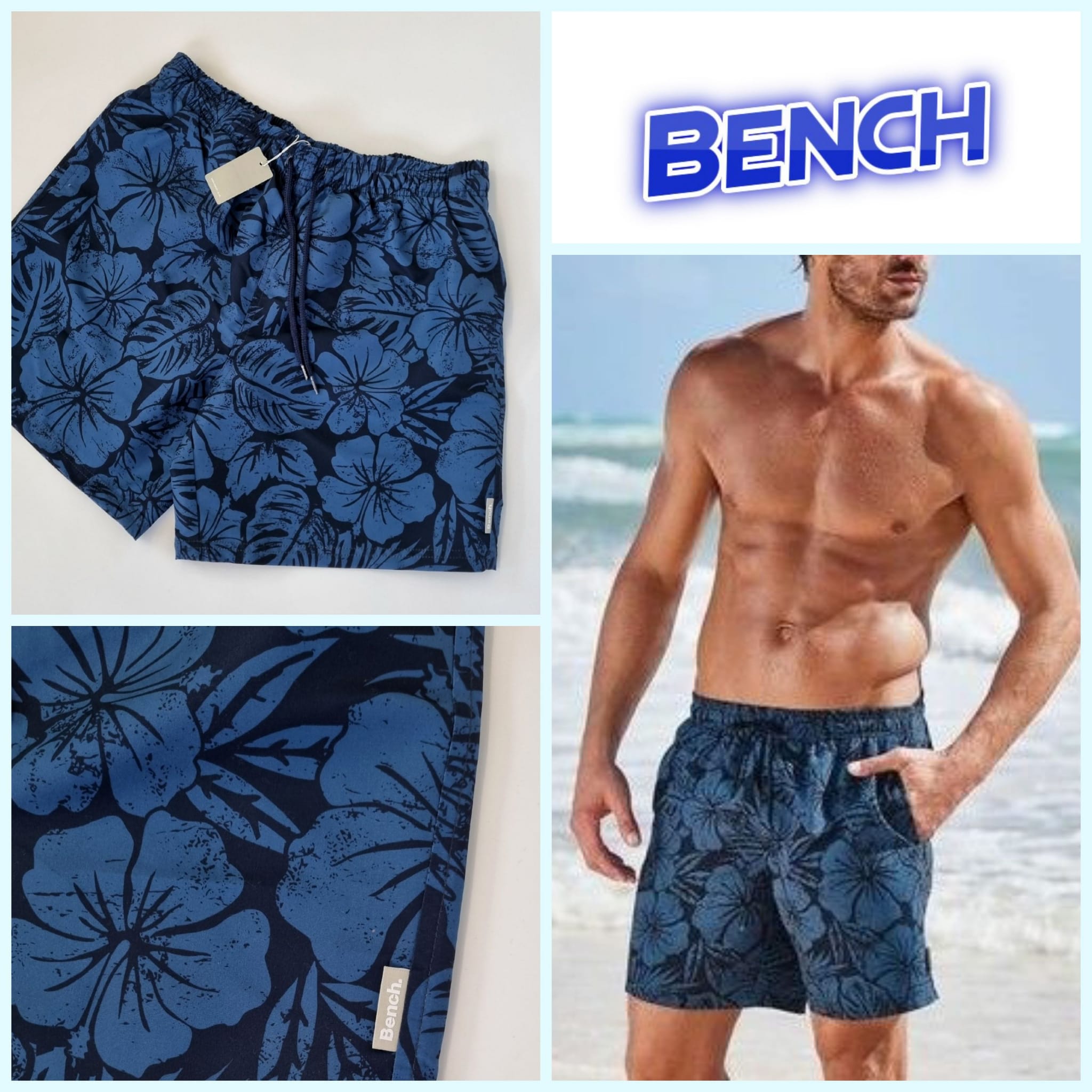 Мужские пляжные шорты для купания от Bench