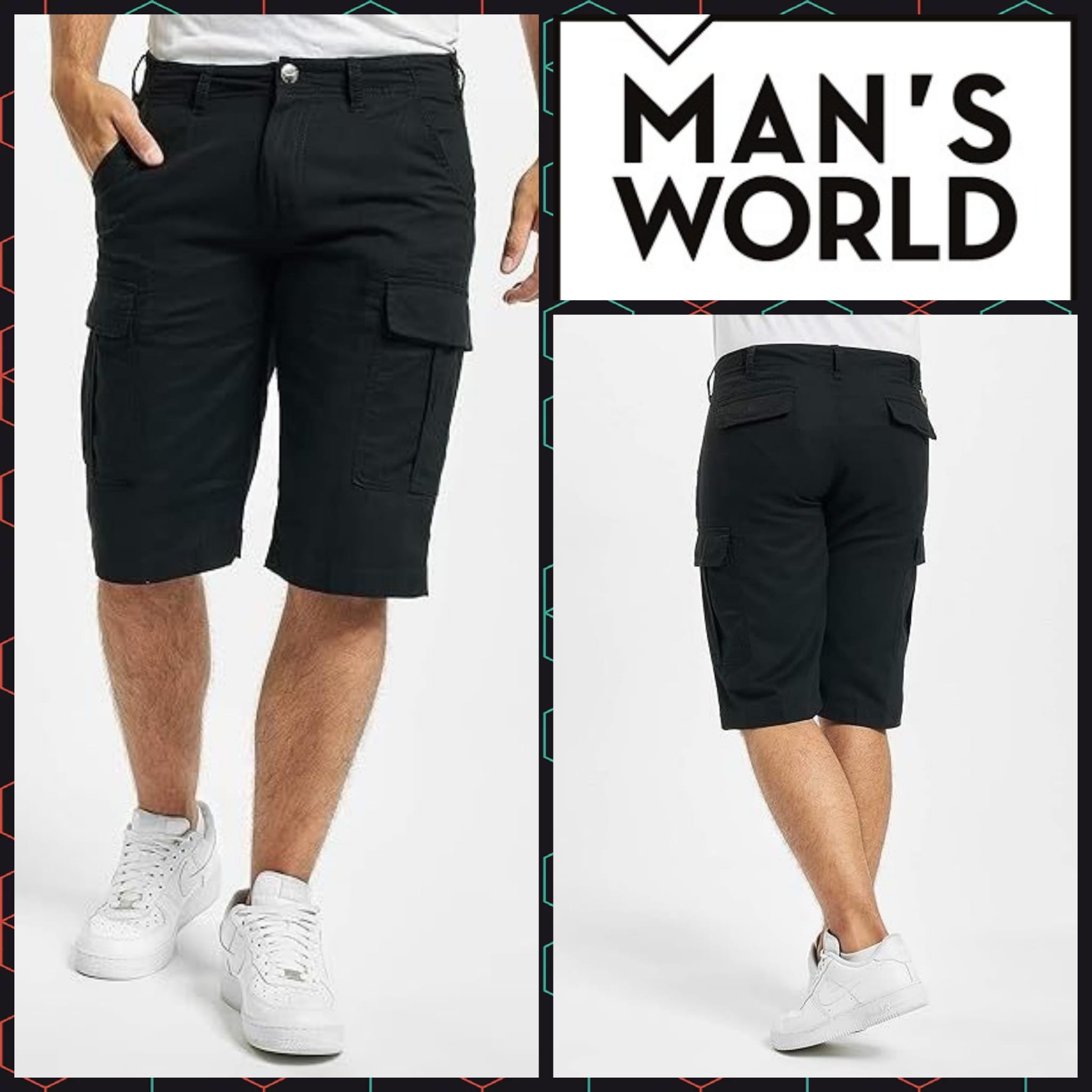 Мужские шорты-карго от Man 's World