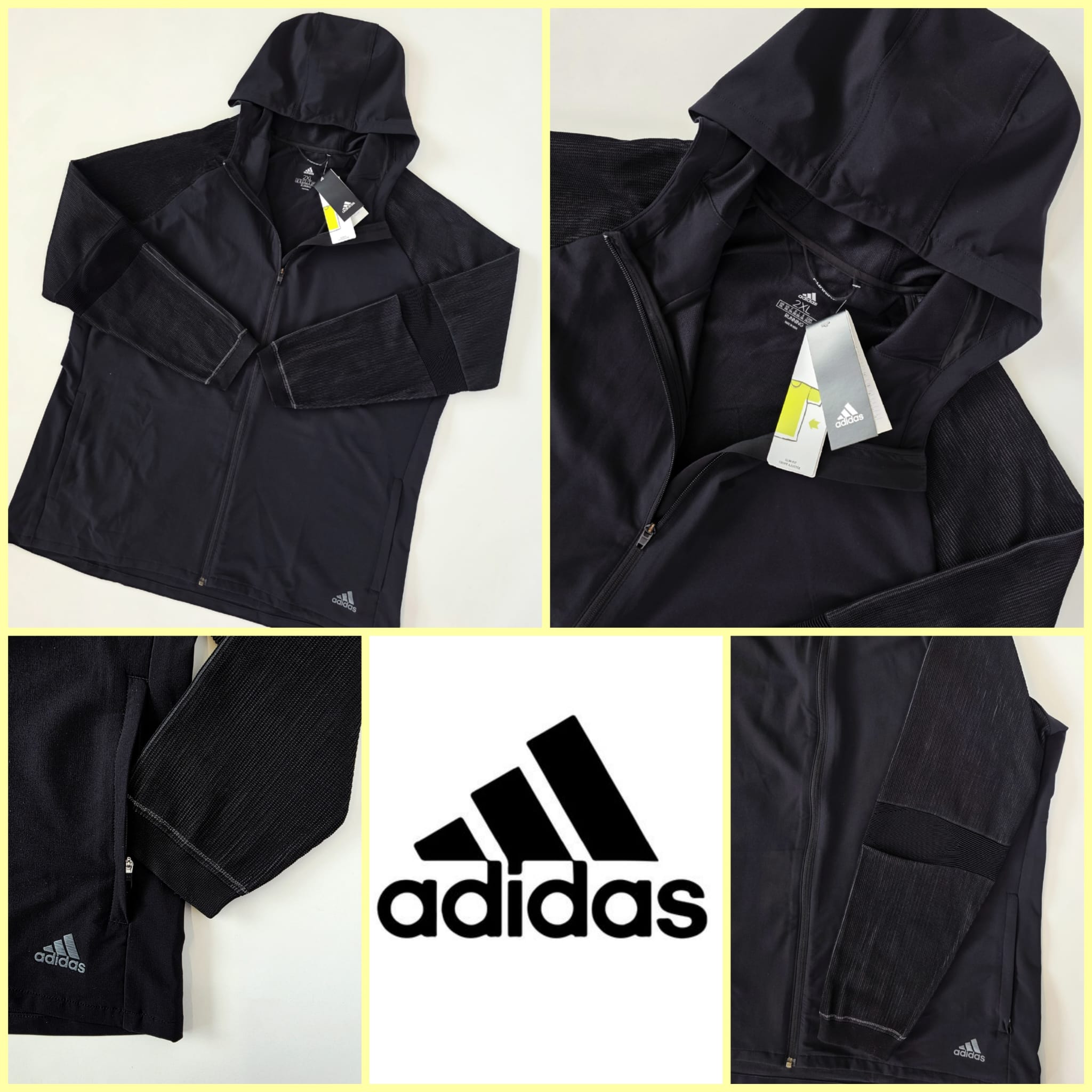 010087 Herren-Windjacke Adidas