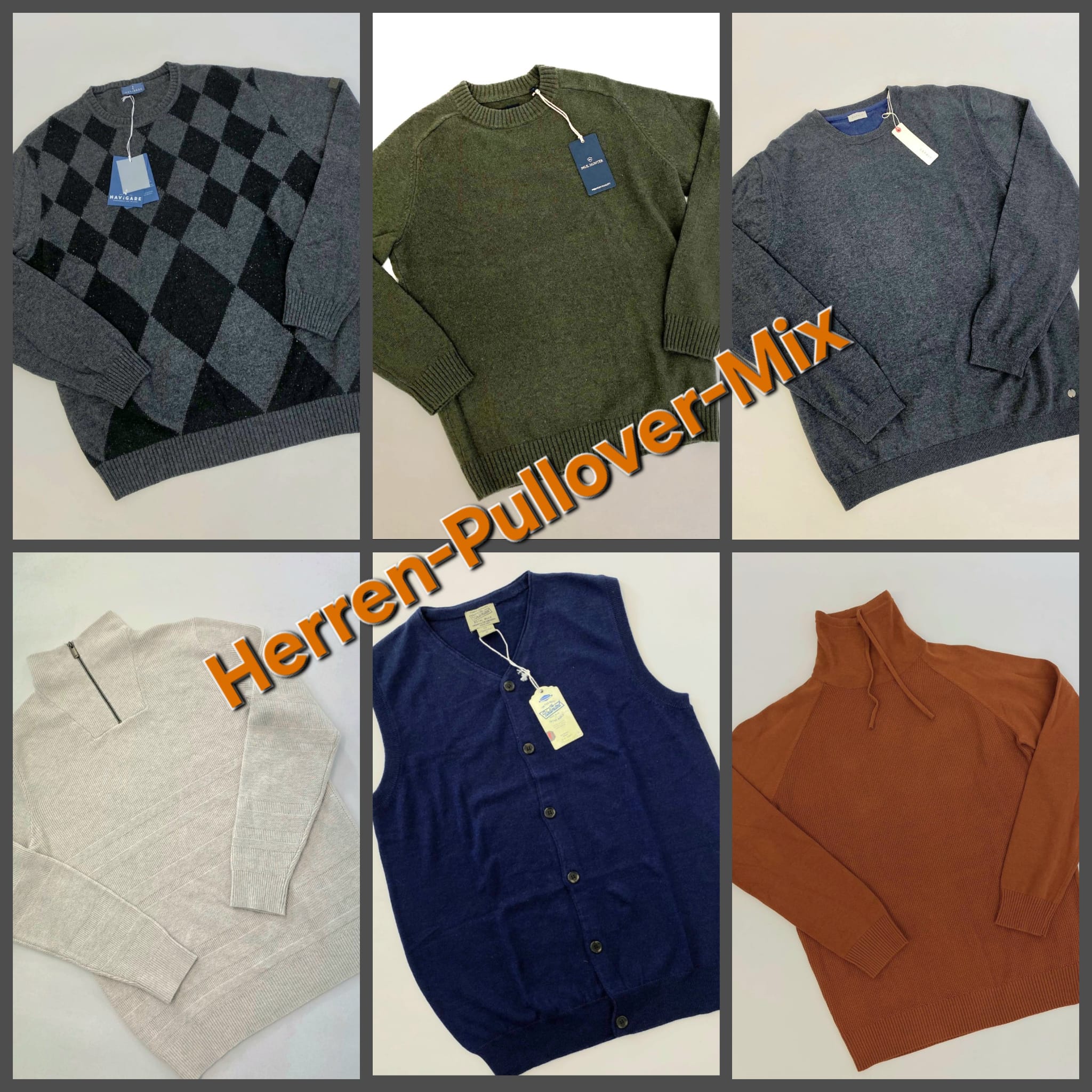010093 Mix de pulls pour hommes