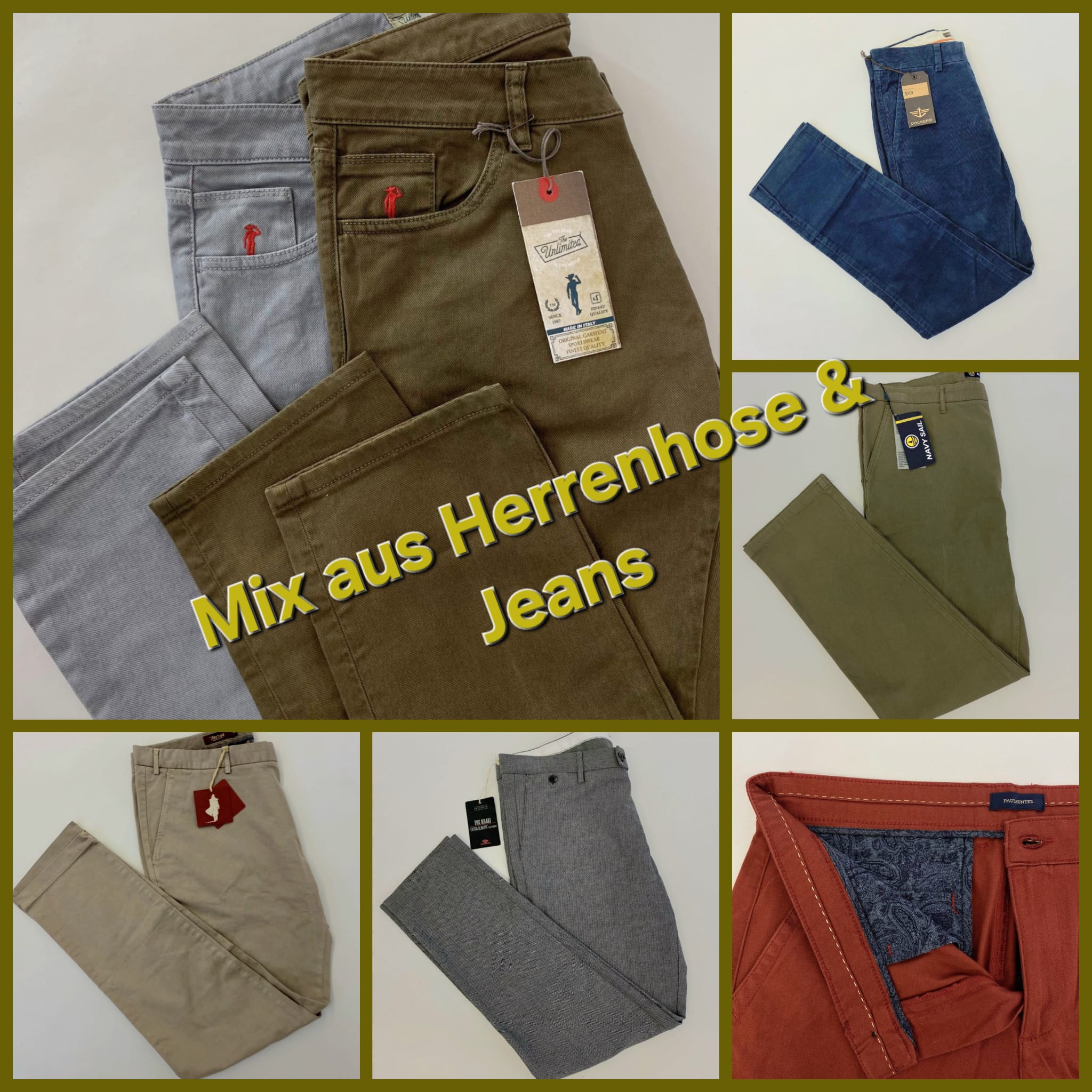 010094 Mix aus Herrenhosen und Jeans