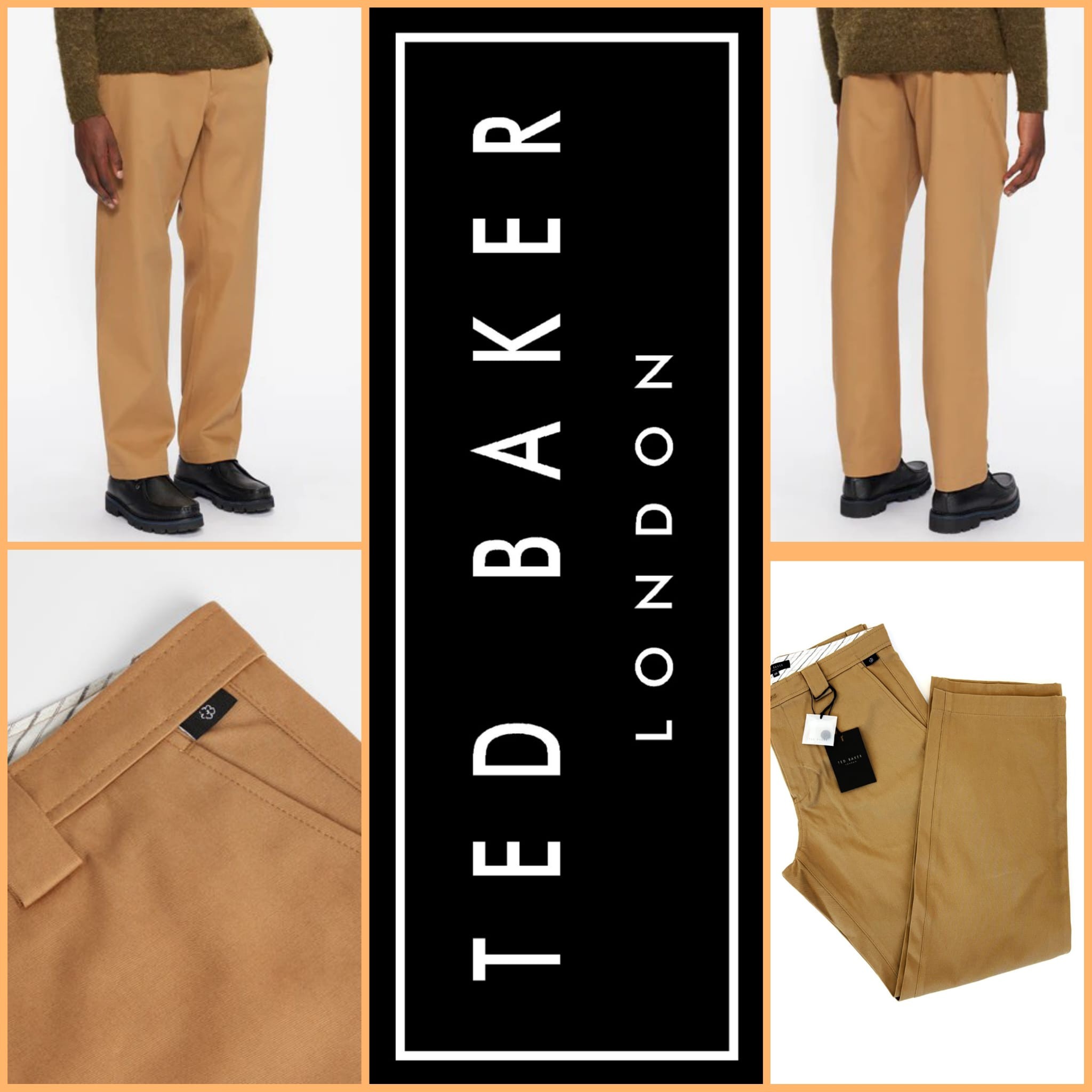 010100 Herren-Chinohose Ted Baker