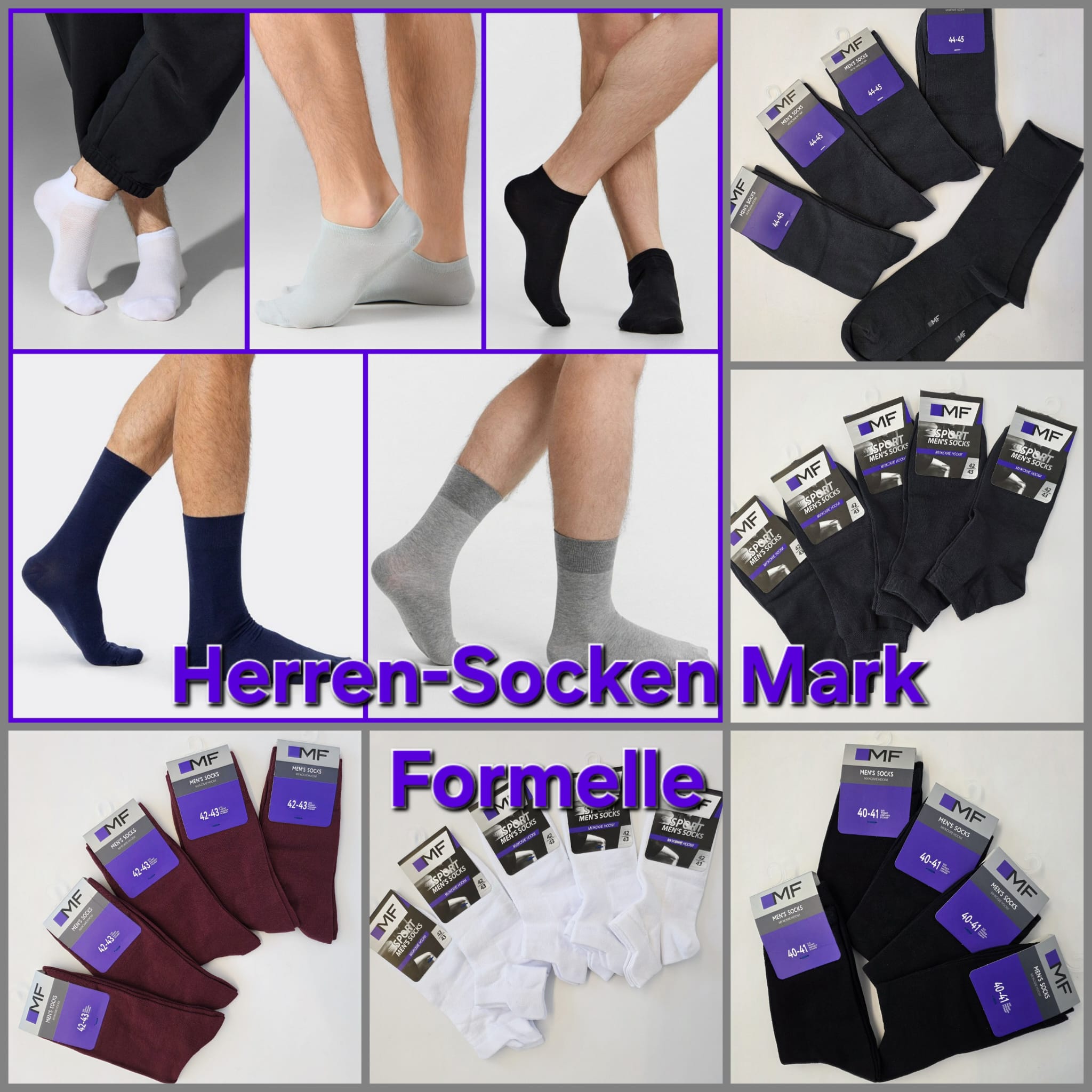 070095 Herrensocken Mark Formelle