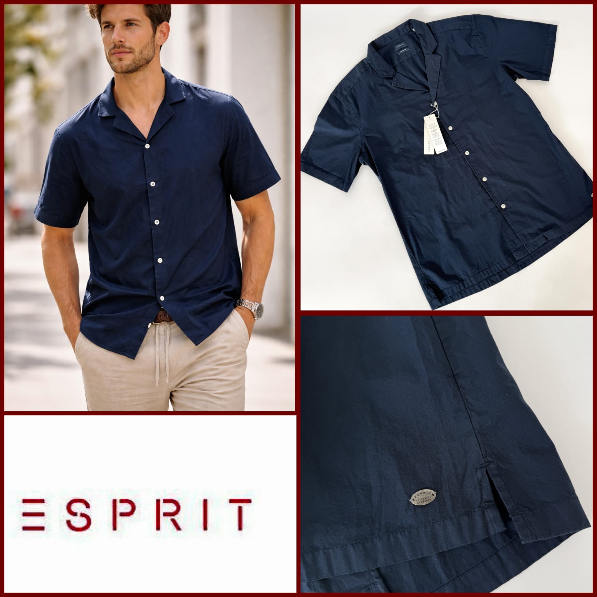 010108 Мужская рубашка Esprit