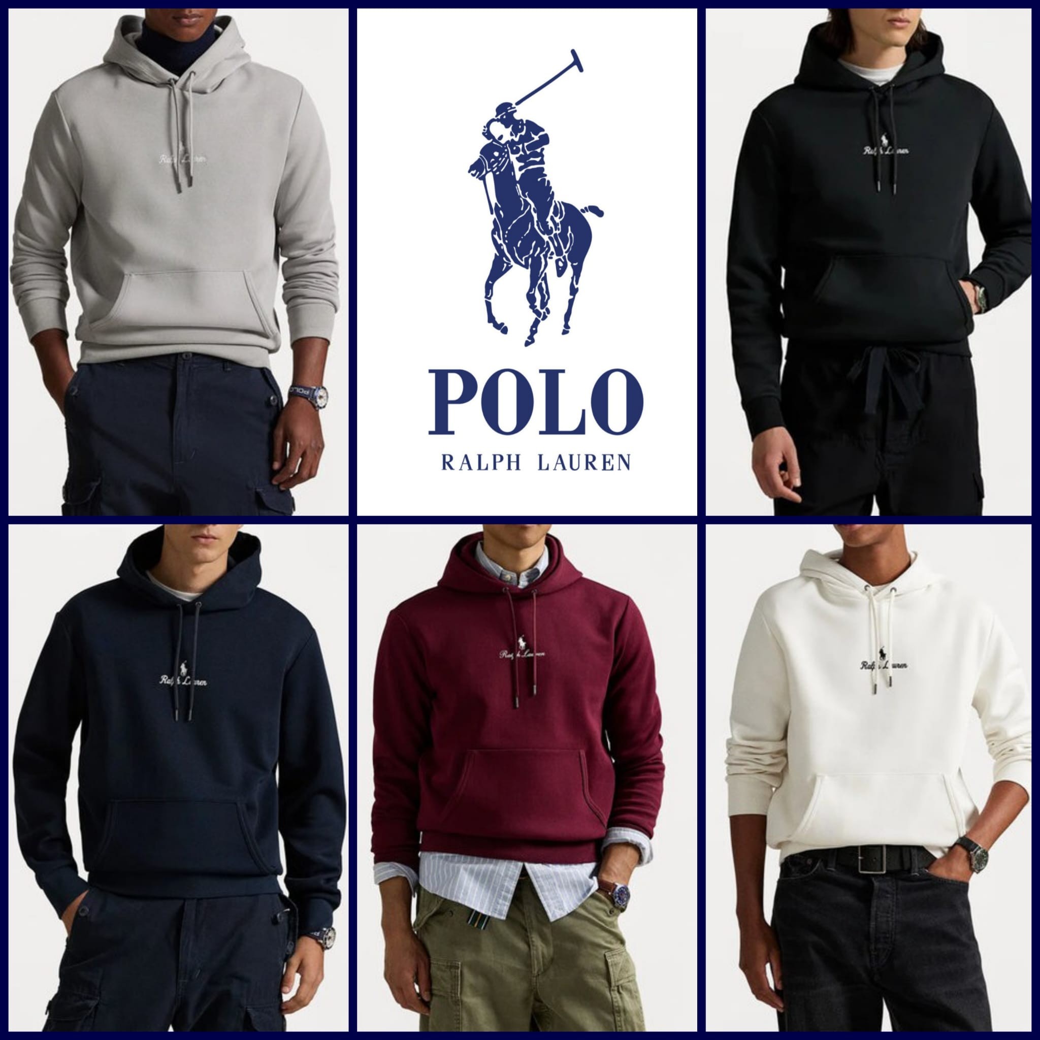 010124 Sweats à capuche homme Polo Ralph Lauren