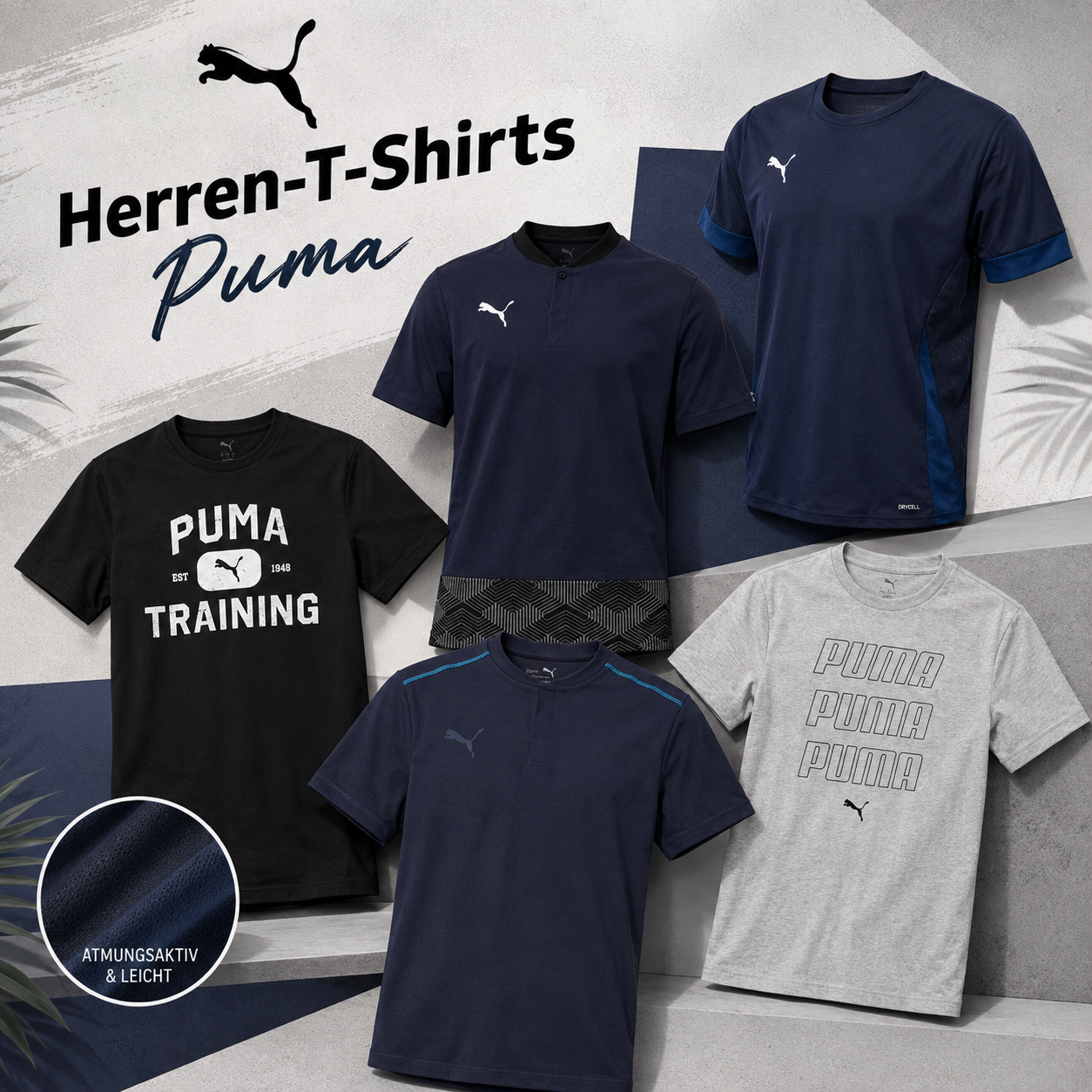 010127 Puma Herren-T-Shirts