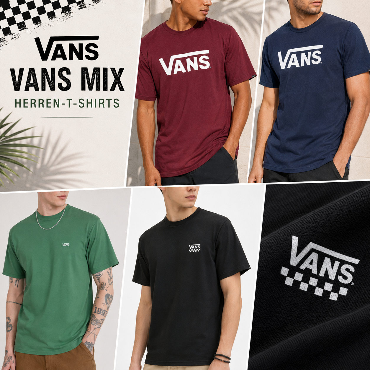 010128 Vans Herren-T-Shirt-Mix