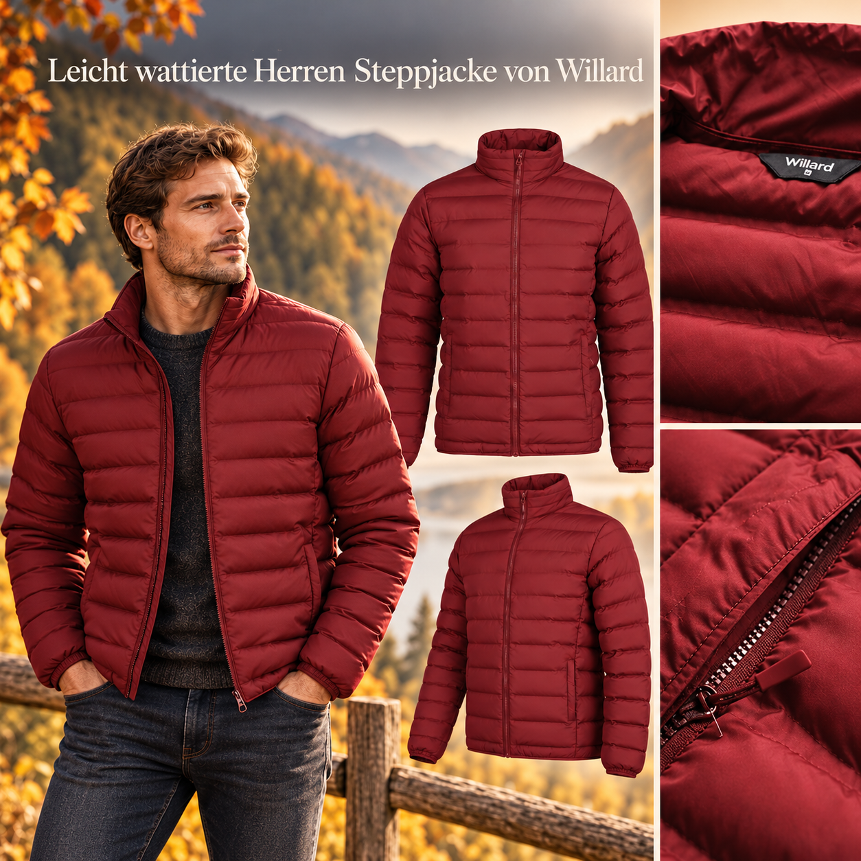 050231 Veste matelassée chaude pour homme Willard