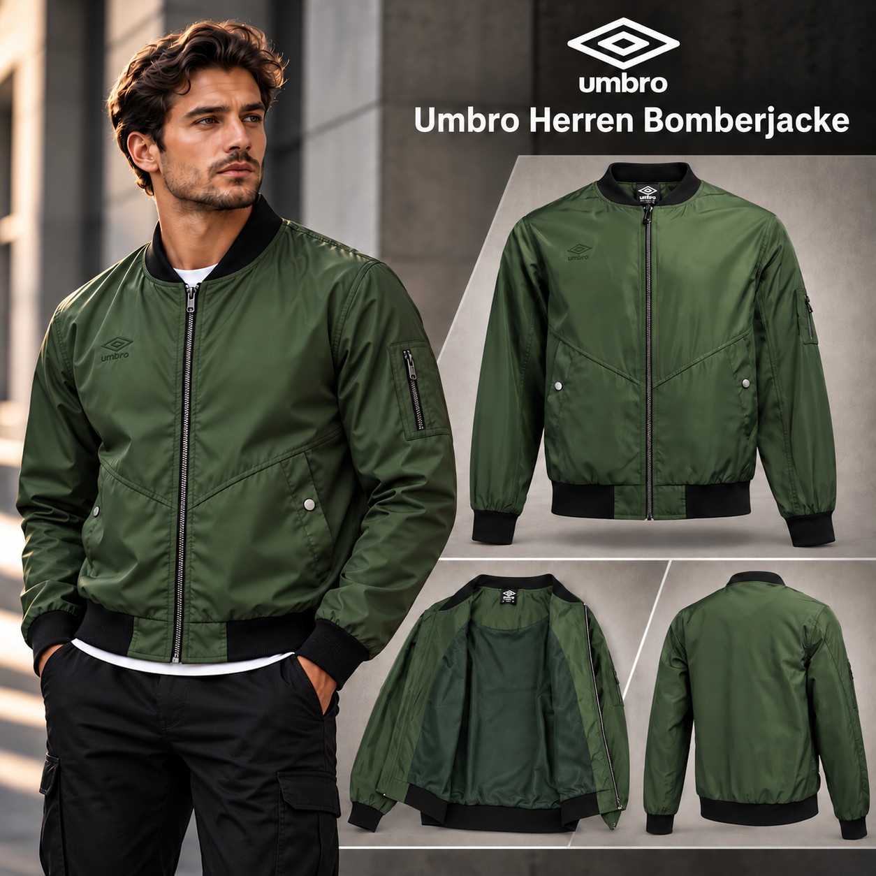 050235 Herren-Bomberjacke Umbro