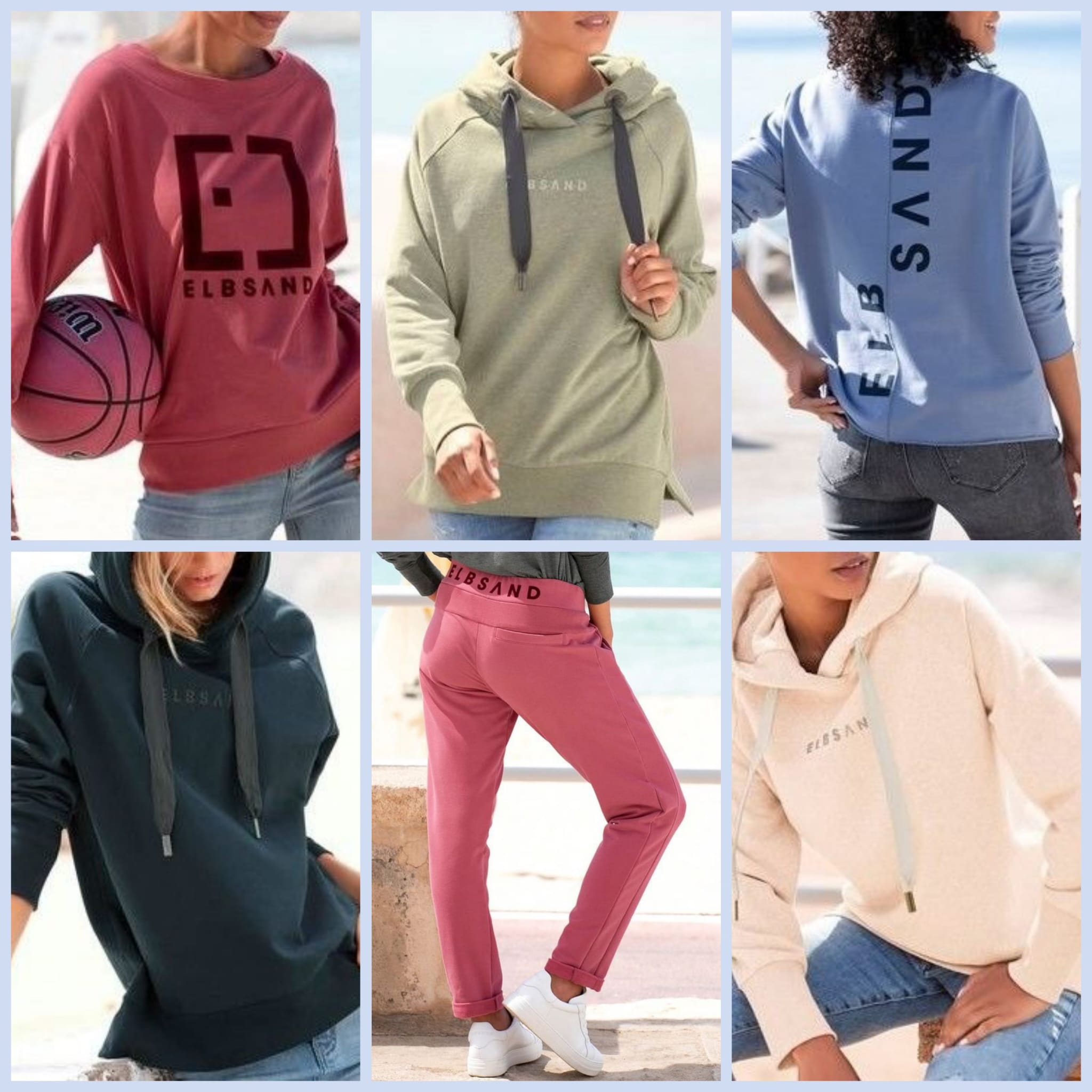 A mix of women's sportswear from Elbsand