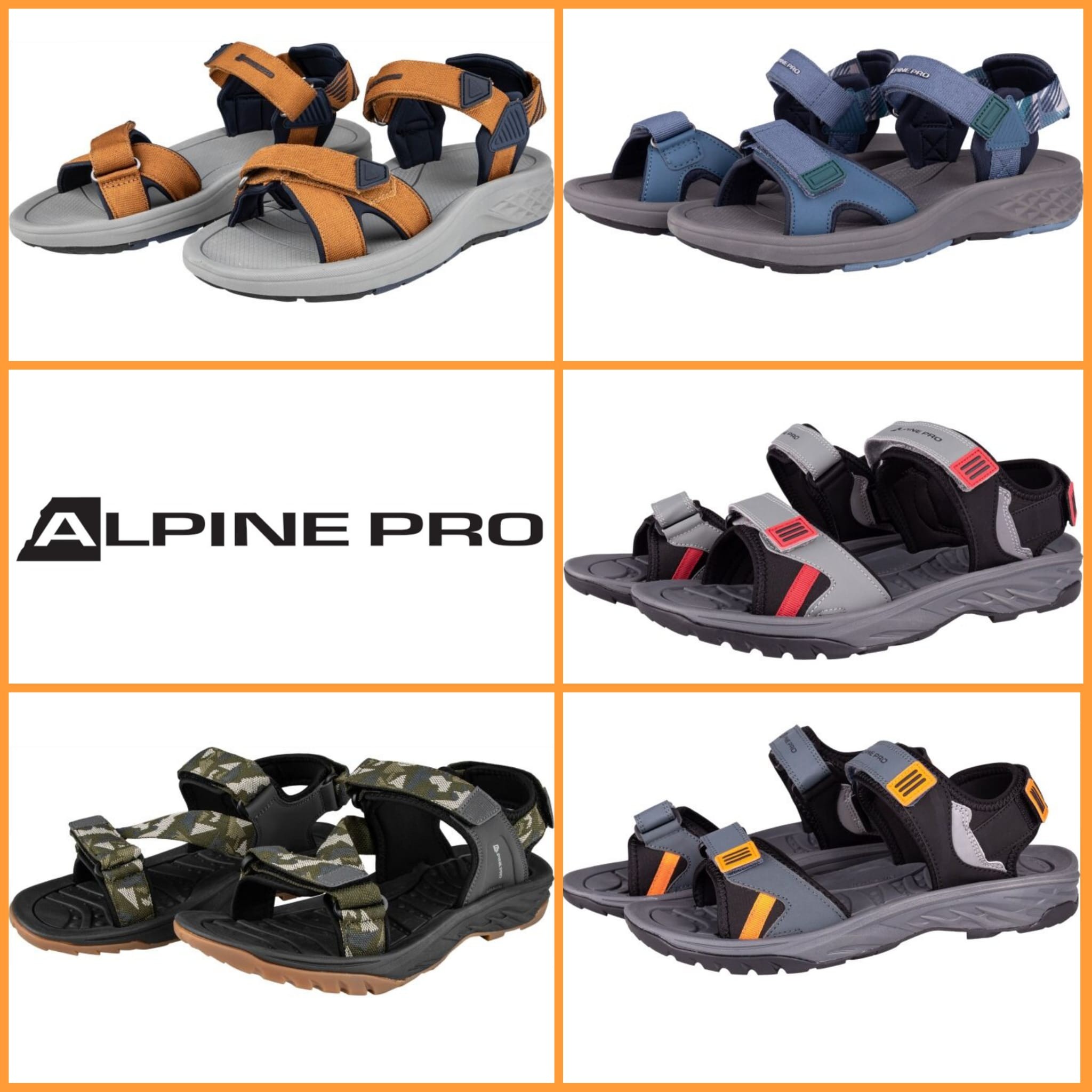 060090 Herren-Sandalen Mix Alpine Pro
