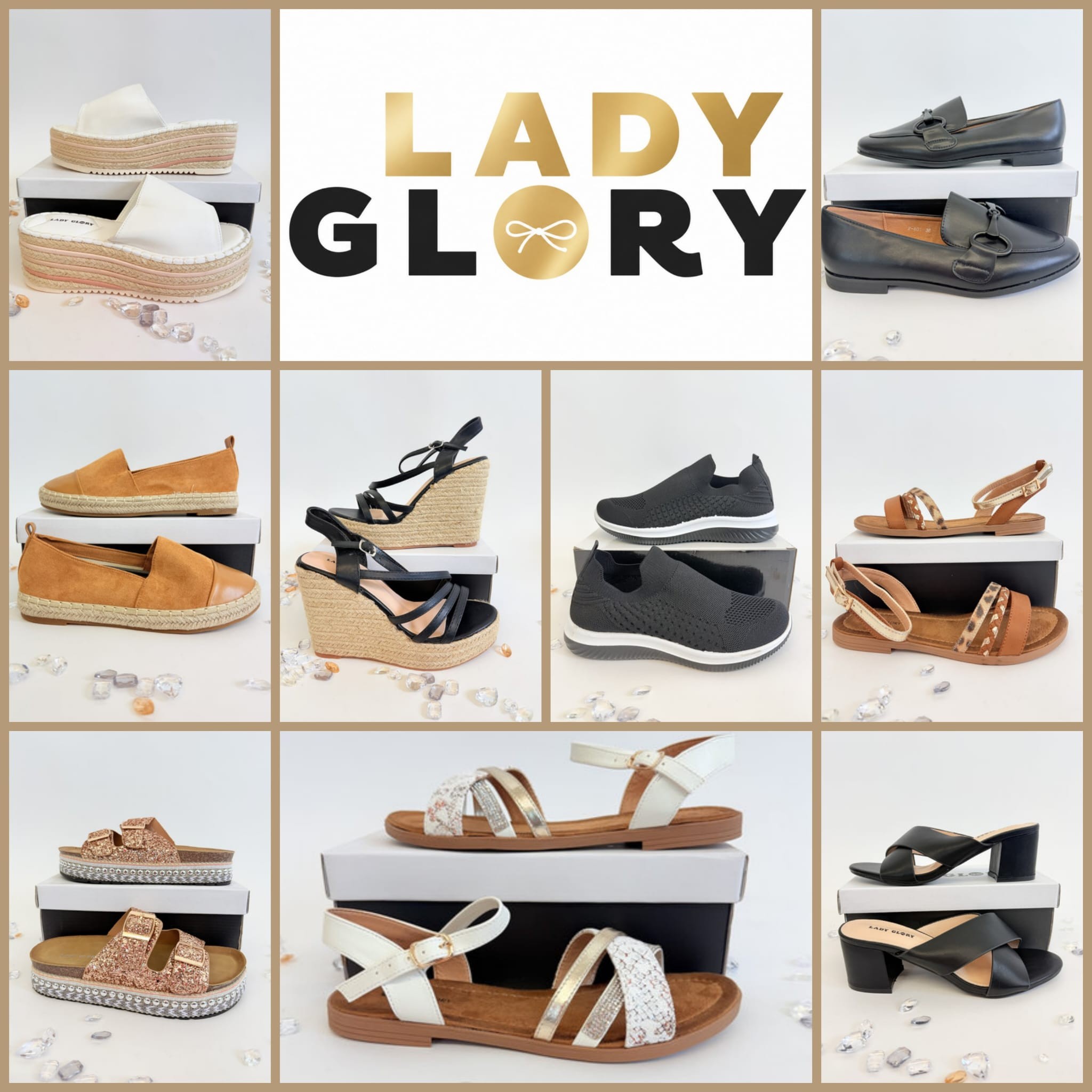 060121 Damen Schuhe Mix Lady Glory