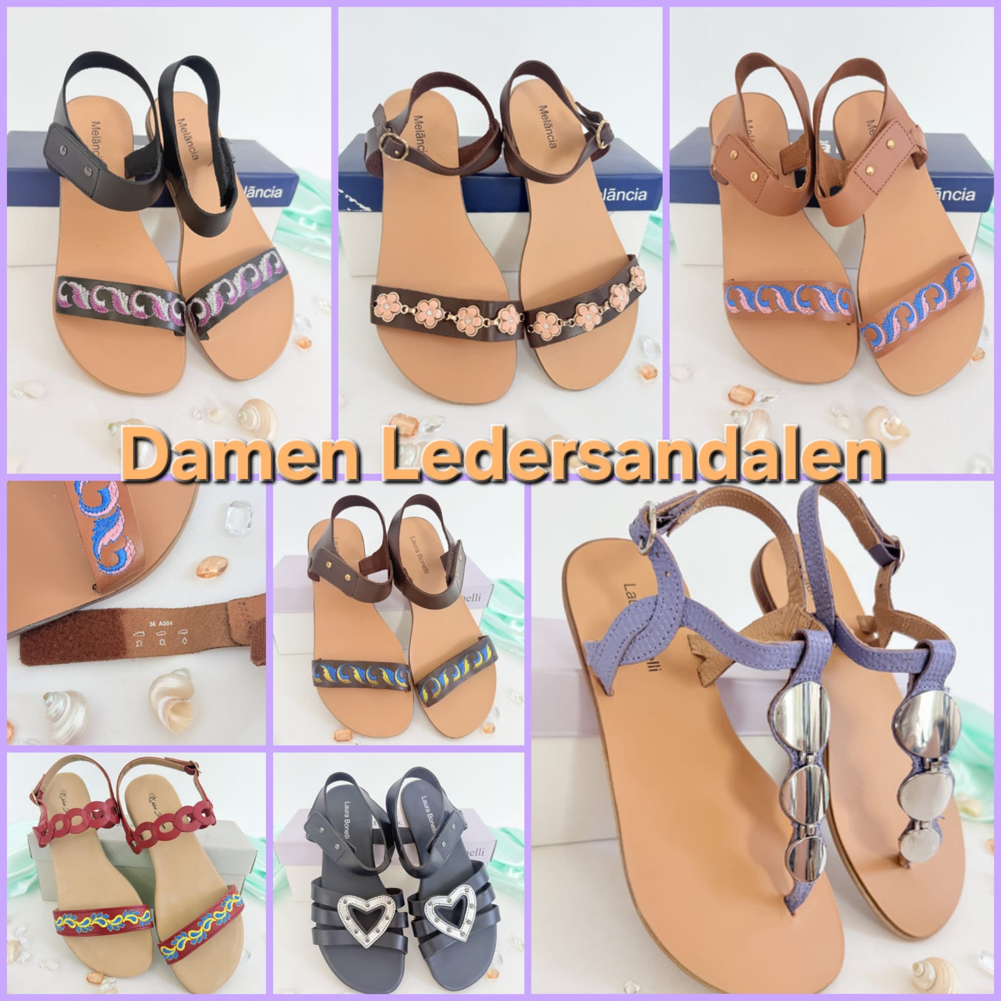 060123 Damen Ledersandalen