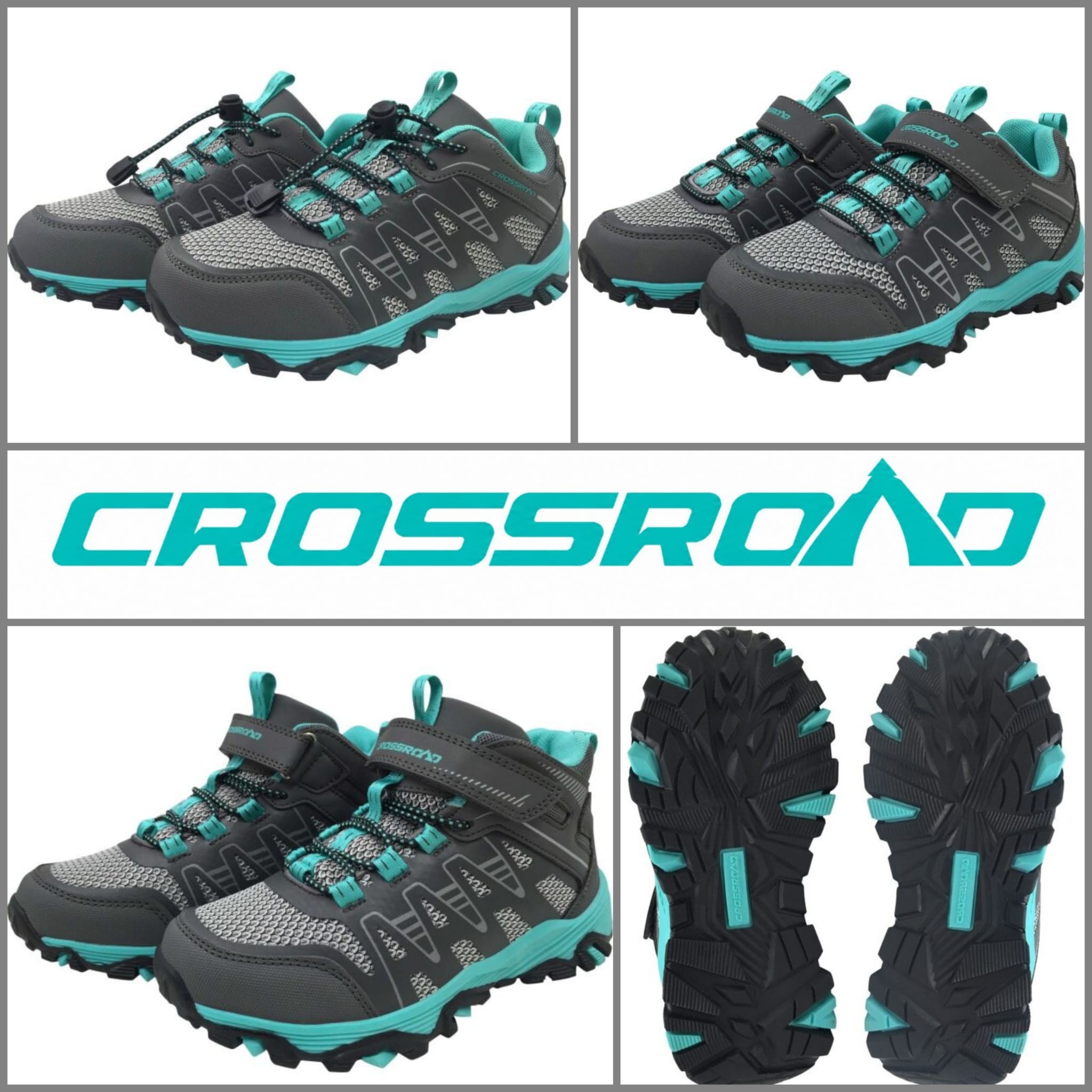 060128 Детские треккинговые кроссовки Crossroad