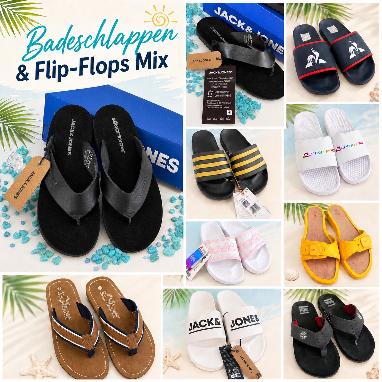 060133 Slides &amp; Flip-Flops Mix