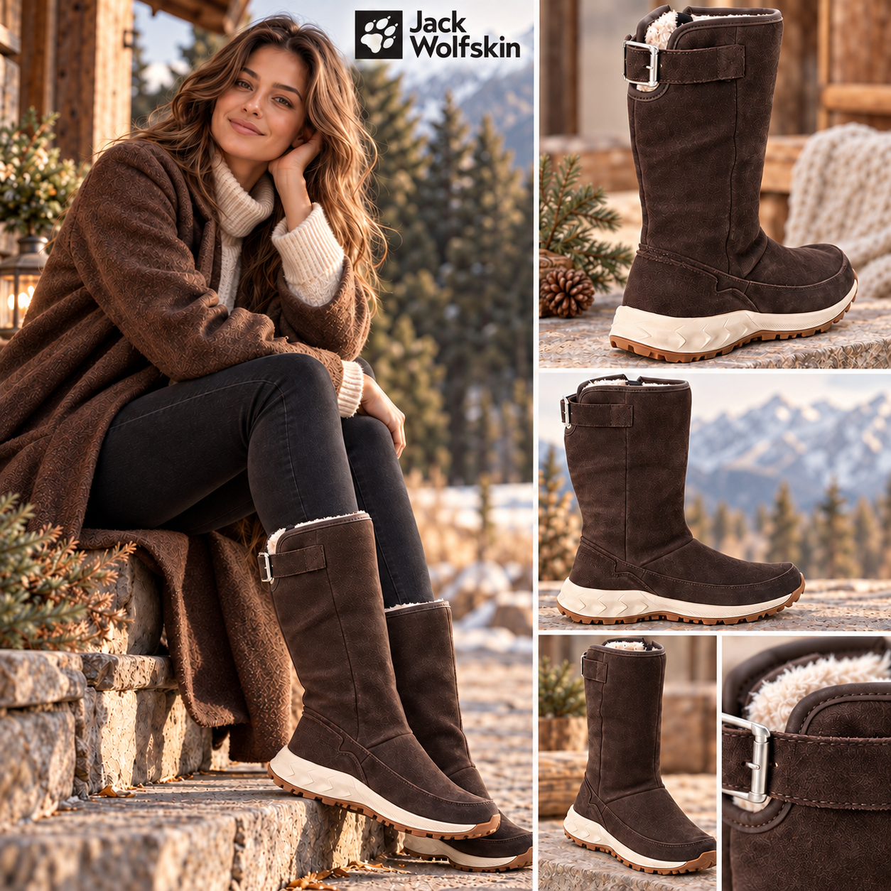 060159 Jack Wolfskin Women's Winter Suede Boots