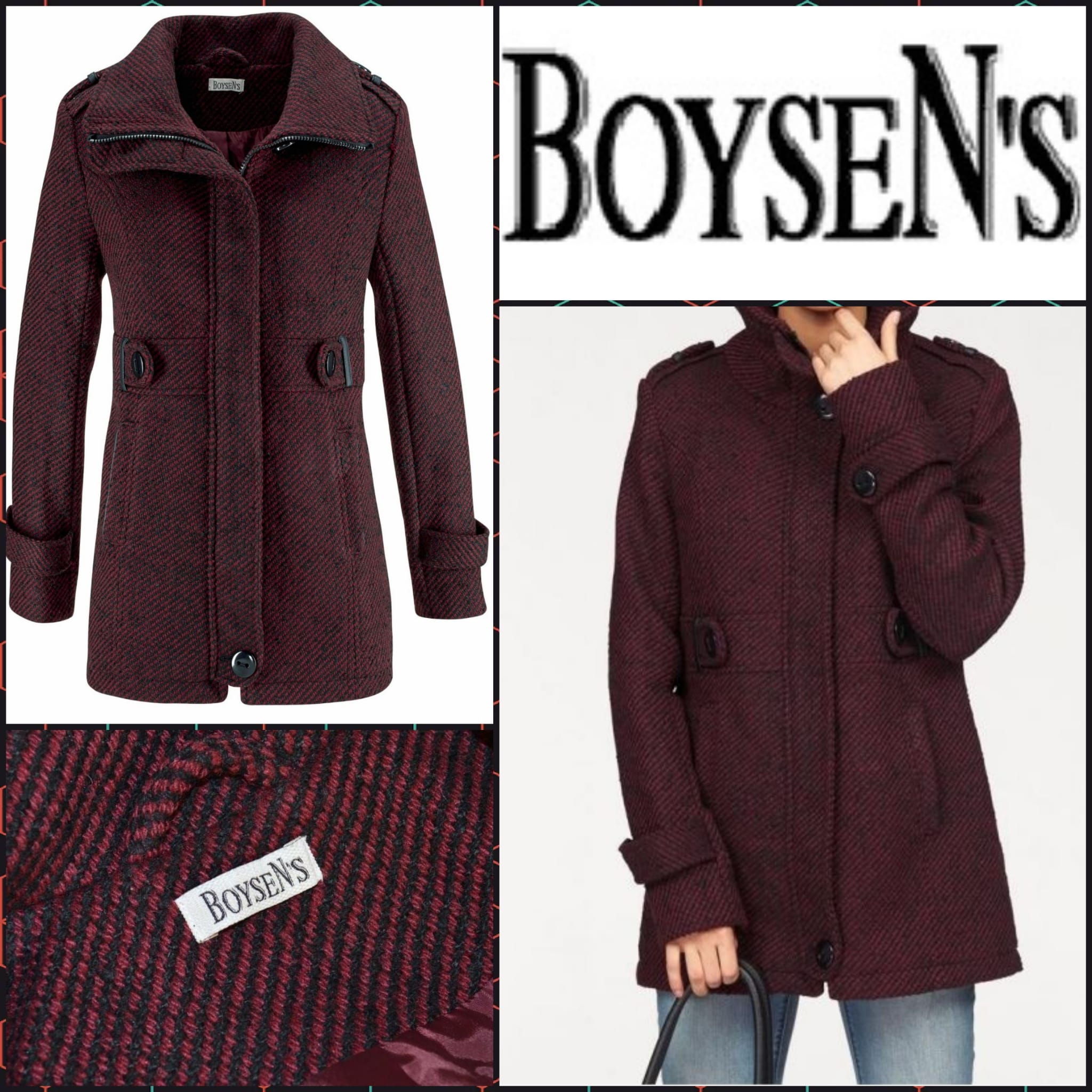 Unsere Preise sind bombastisch!!! Kurzmantel für Damen von Boysen