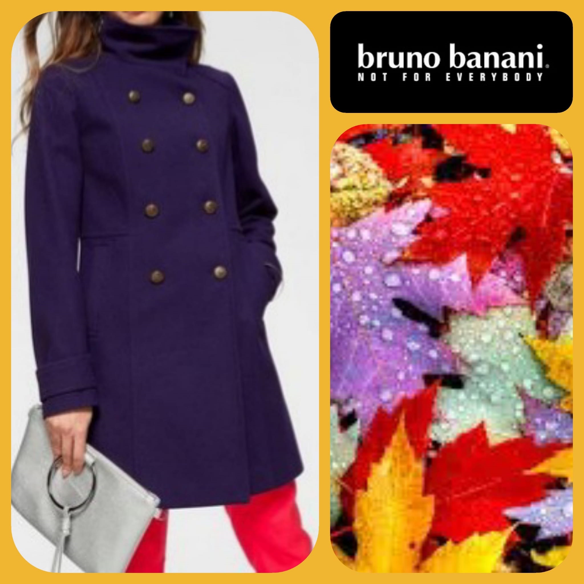 Our prices are the bomb!!! Double-breasted coat by Bruno Banani
