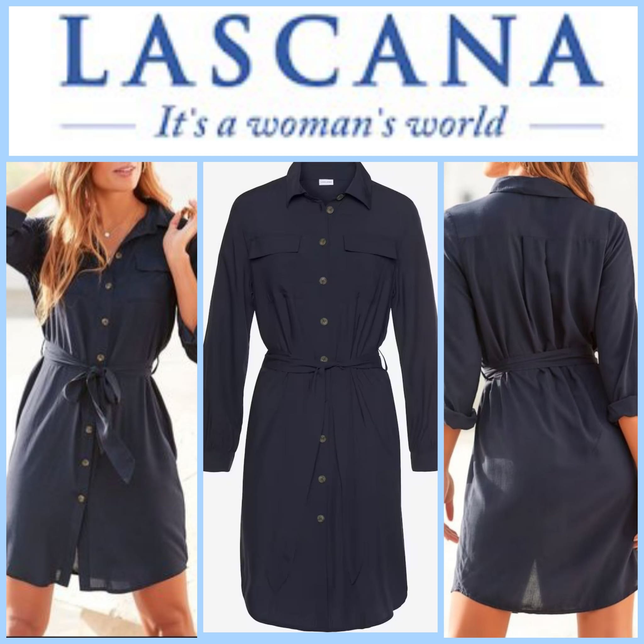 Женские платья-рубашки от Lascana